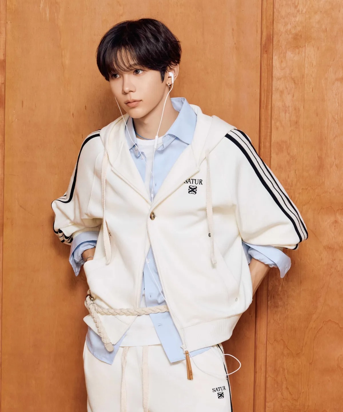 SATUR LAWTON LOOSE FIT HOOD ZIP-UP