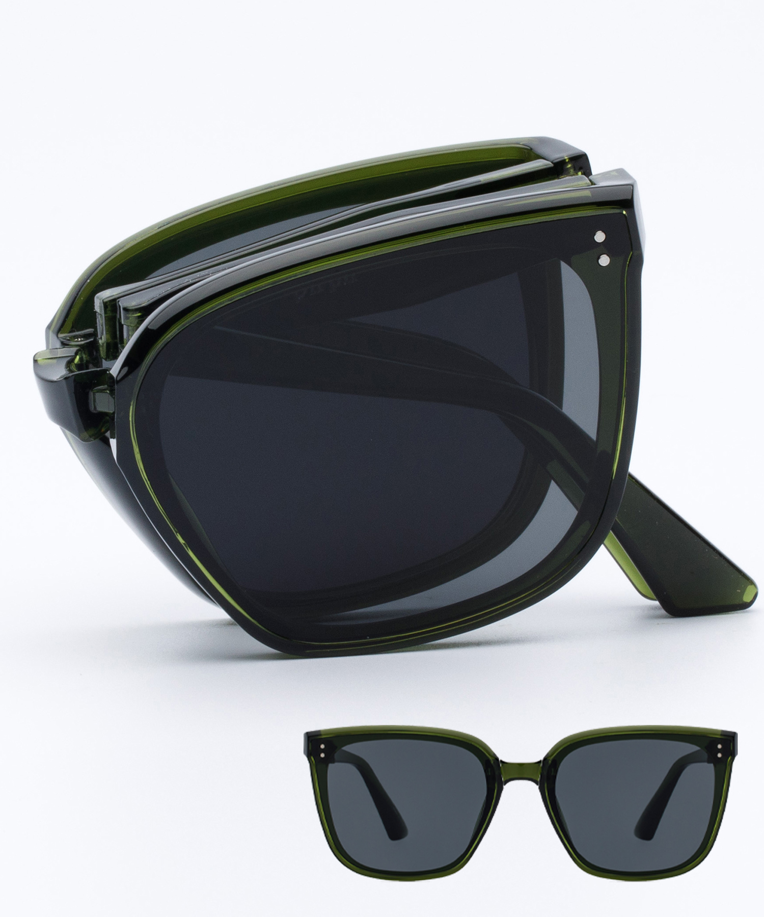 Q63 RECLOW PIRPIR SUNGLASS GREEN