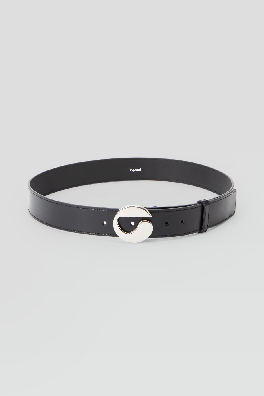 Coperni｜LOGO 真皮品牌標誌金屬扣腰帶