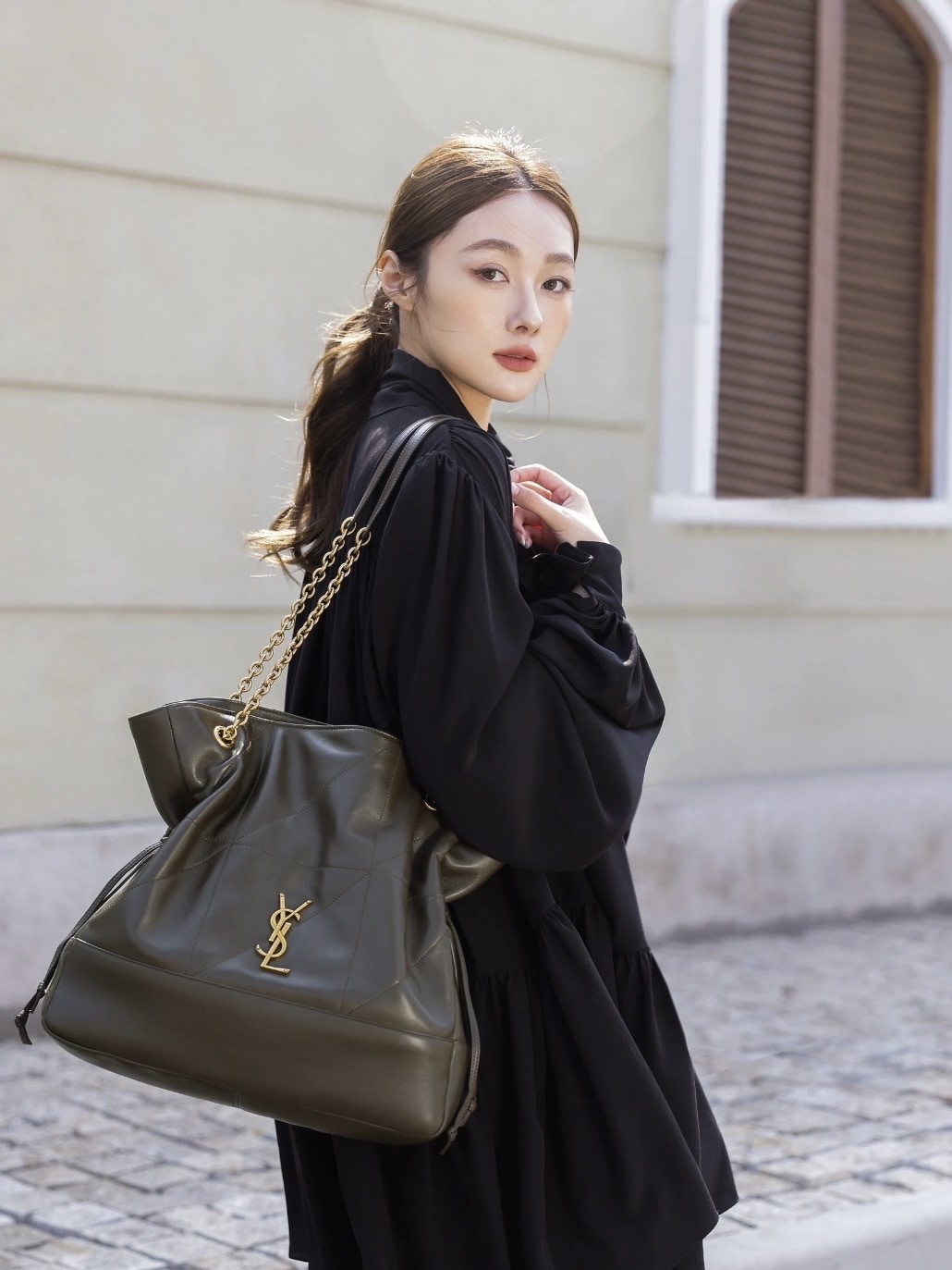 Saint Laurent YSL Jamie小羊皮手提袋