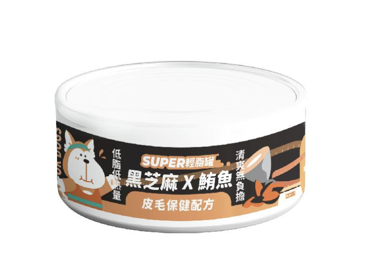 陪心寵糧｜犬｜套裝｜Super小黑輕脂罐 80g
