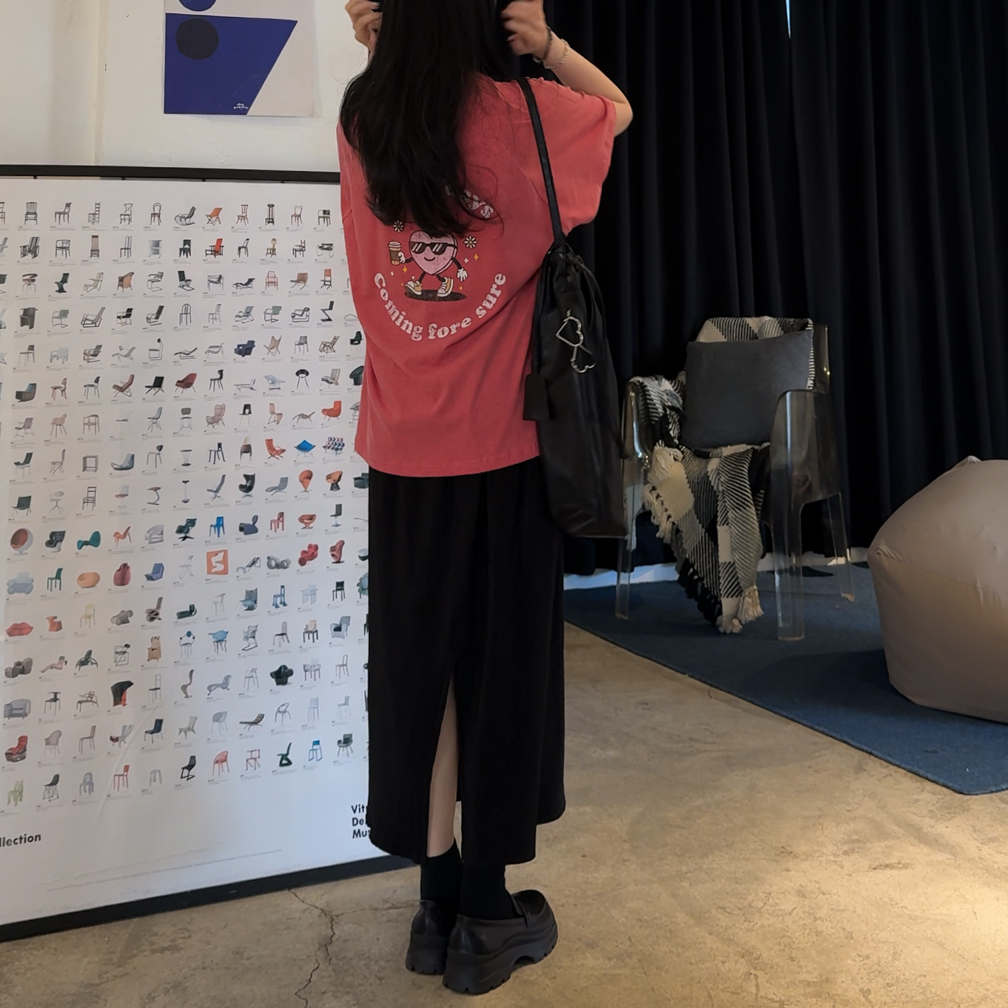 《自訂款》Me♡寬鬆chill T(煙燻粉)