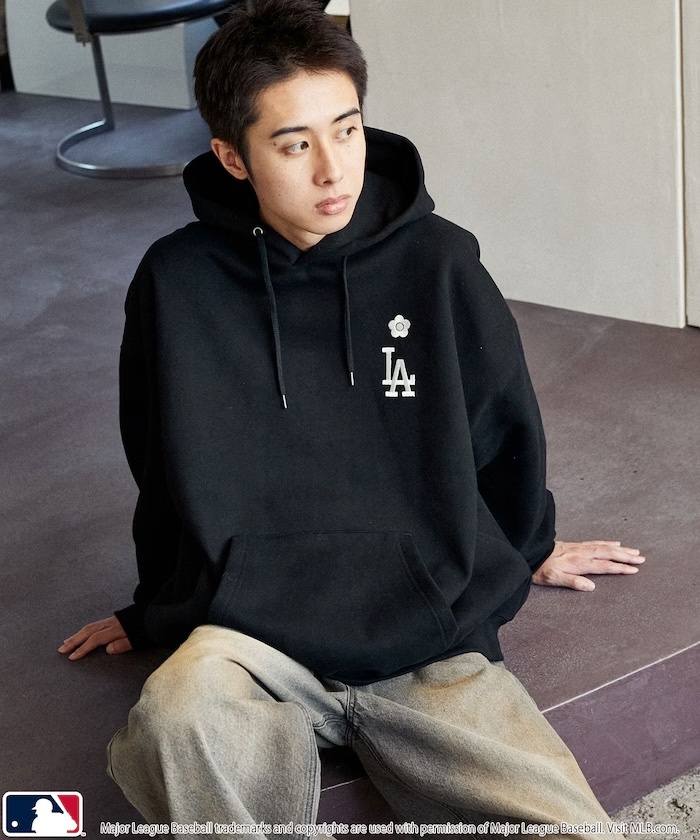 【日本限定】 MLB x MARY QUANT 別注限定款 寬鬆刺繡帽踢