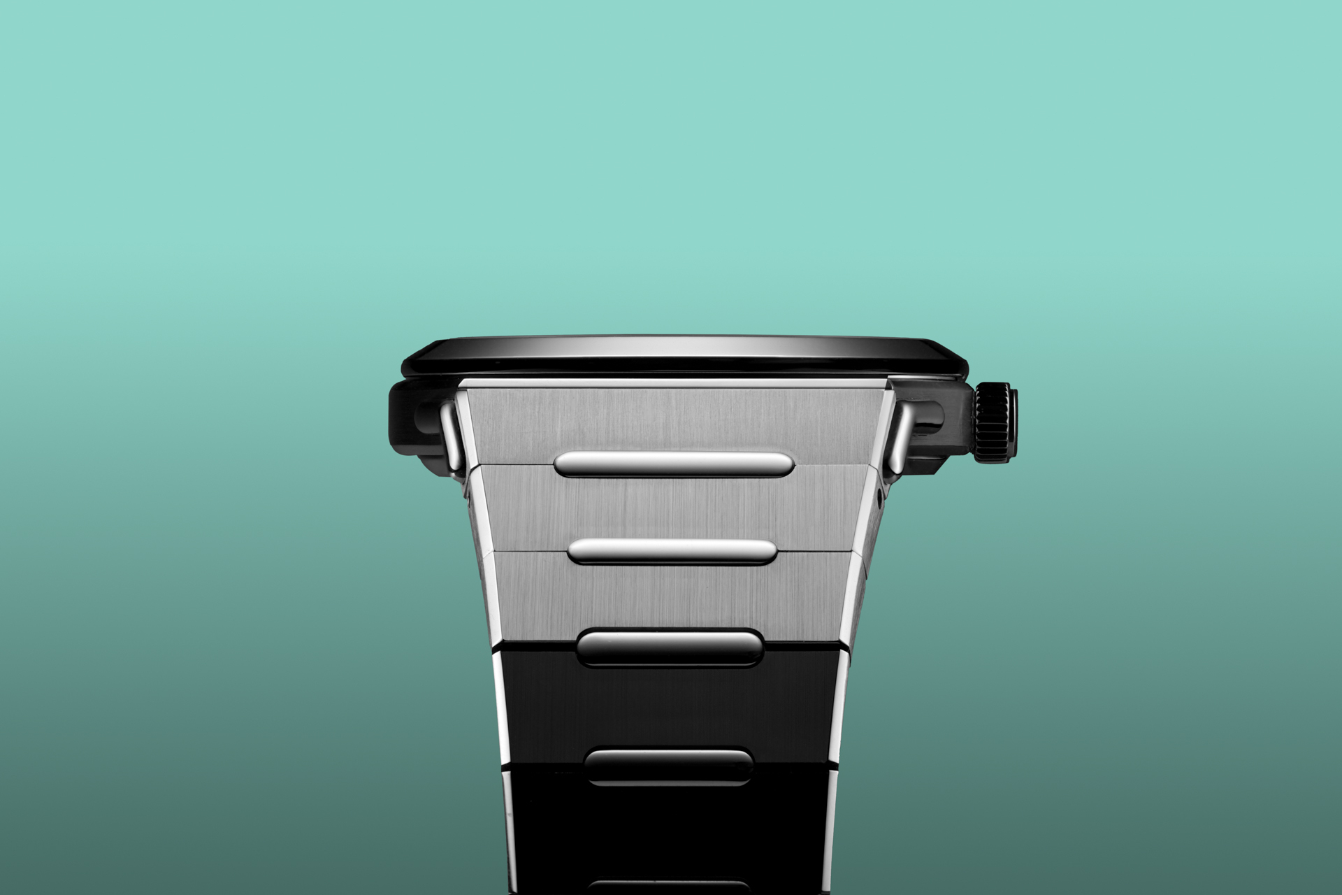 Louis Erard, 2340系列,2340 Blue,深藍面盤,一體式鍊帶腕錶,漸縮式鍊帶,優雅運動風格