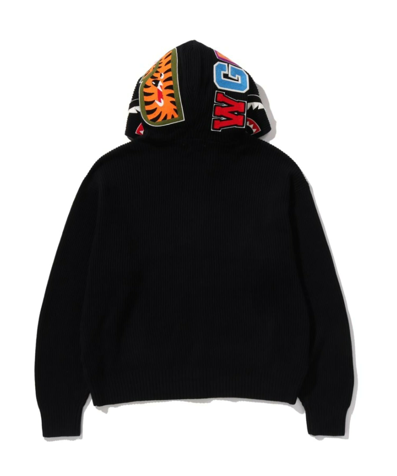 2025AW A BATHING APE BAPE SHARK FULL ZIP KNIT HOODIE 基本款 鯊魚 連帽 外套 現貨 1L80120304