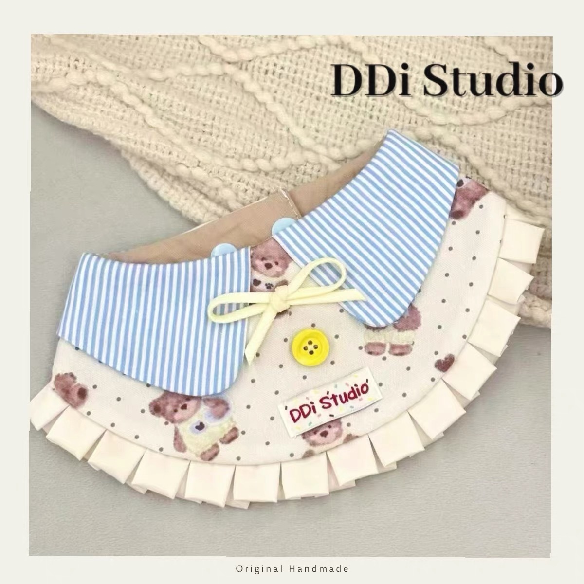 DDI STUDIO 软萌小熊 口水巾