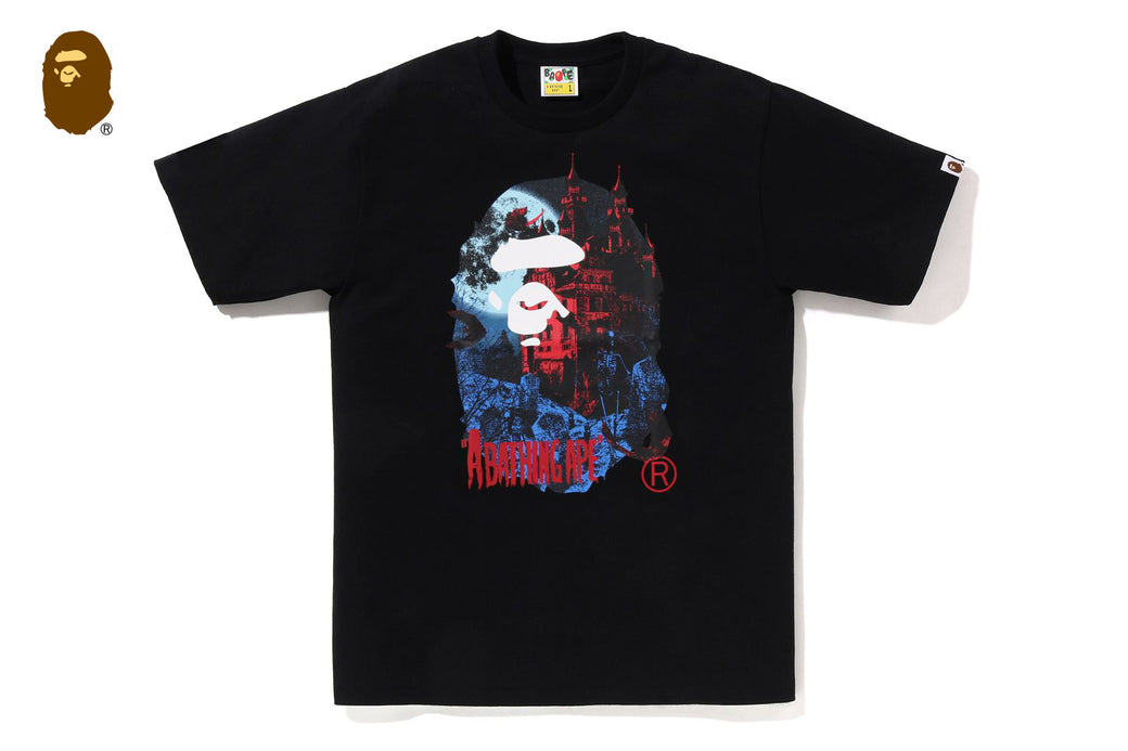 2025AW A BATHNIG APE  BAPE HALLOWEEN VAMPIRE CASTLE APE HEAD TEE 萬聖節 大頭 短T 現貨 1L70110006