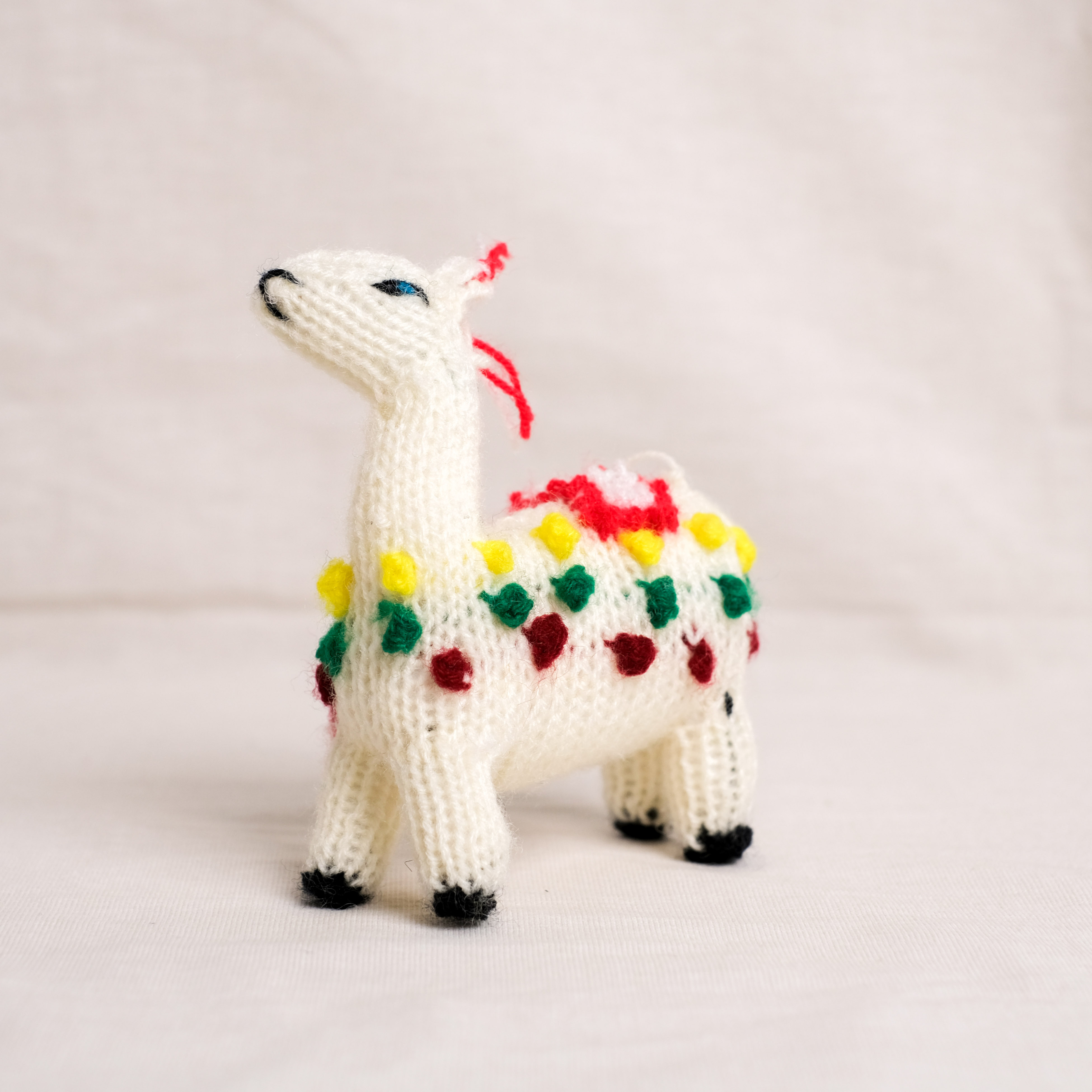 安地斯針織羊駝娃娃｜秘魯