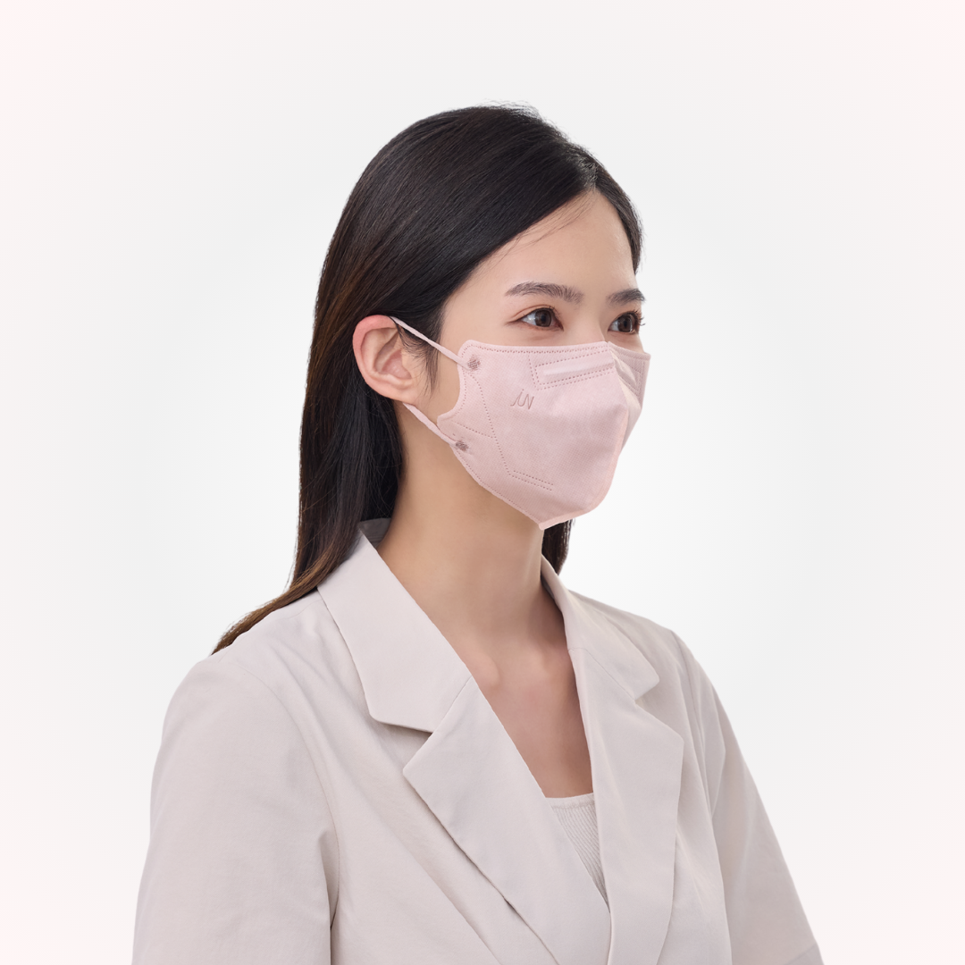 COOL PLUS+ 涼感立體醫療口罩-純淨涼感 Crystal Air- 裸肌粉(10入/袋)