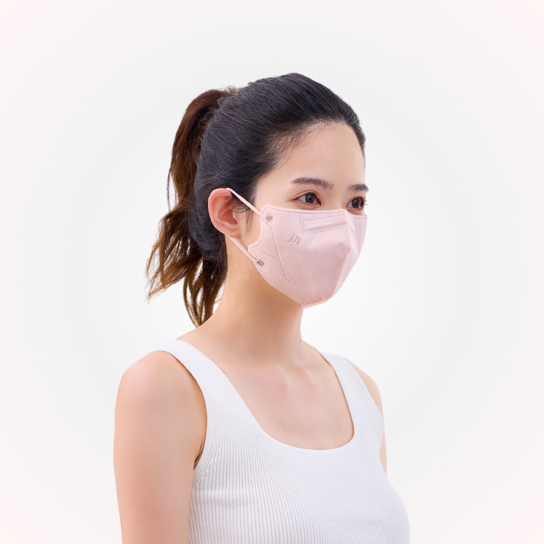 COOL PLUS+ 涼感立體醫療口罩-檸檬涼感 Lemon Breeze- 裸肌粉(10入/袋)