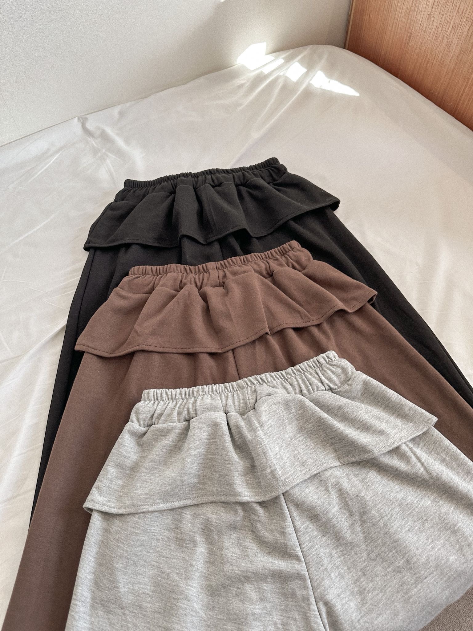 設計感滿滿Layered棉褲〈🇰🇷DAY 2〉