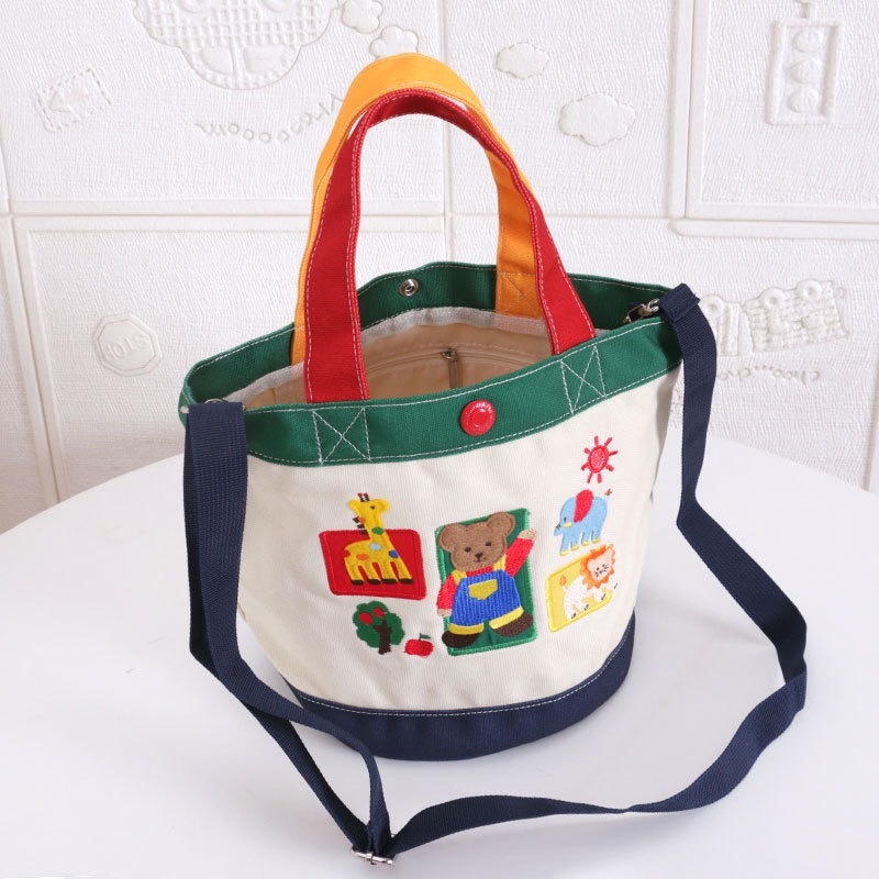 𝐌𝐢𝐤𝐢 𝐇𝐨𝐮𝐬𝐞 動物園拼色手提袋