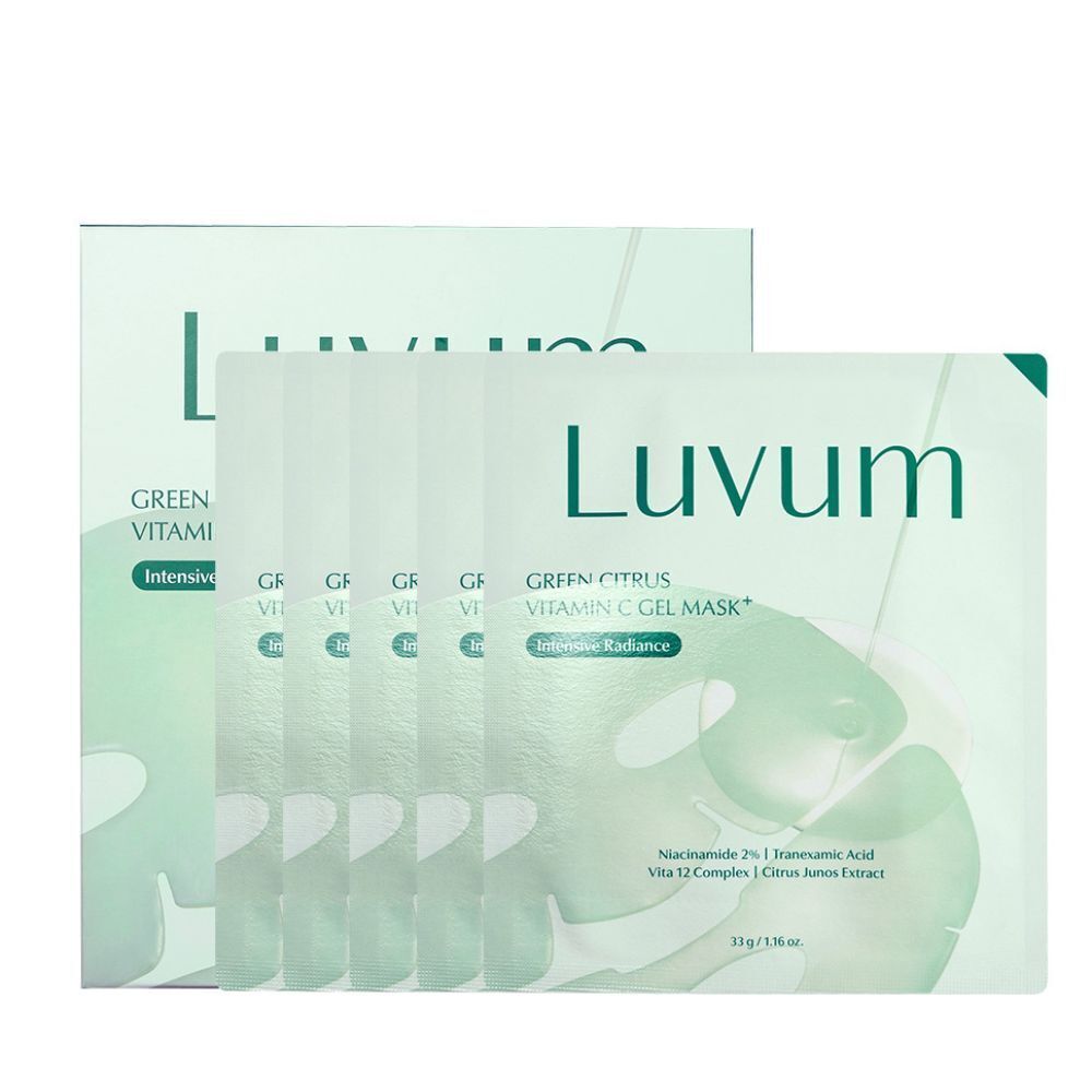 Luvum 青柑橘維他命C凝膠面膜加強版 5片裝