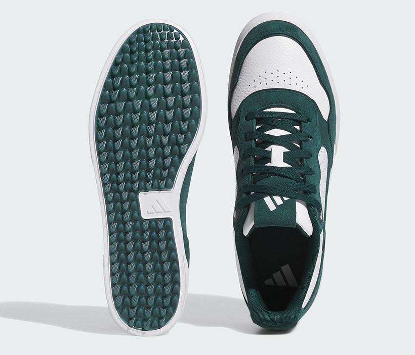 adidas RETROCROSS 25 男鞋(無釘) #JI4166 ,白/綠