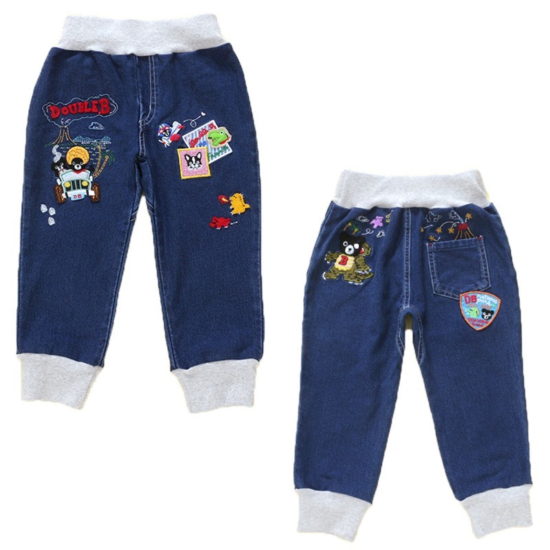 𝐌𝐢𝐤𝐢 𝐇𝐨𝐮𝐬𝐞 恐龍黑熊牛仔長褲