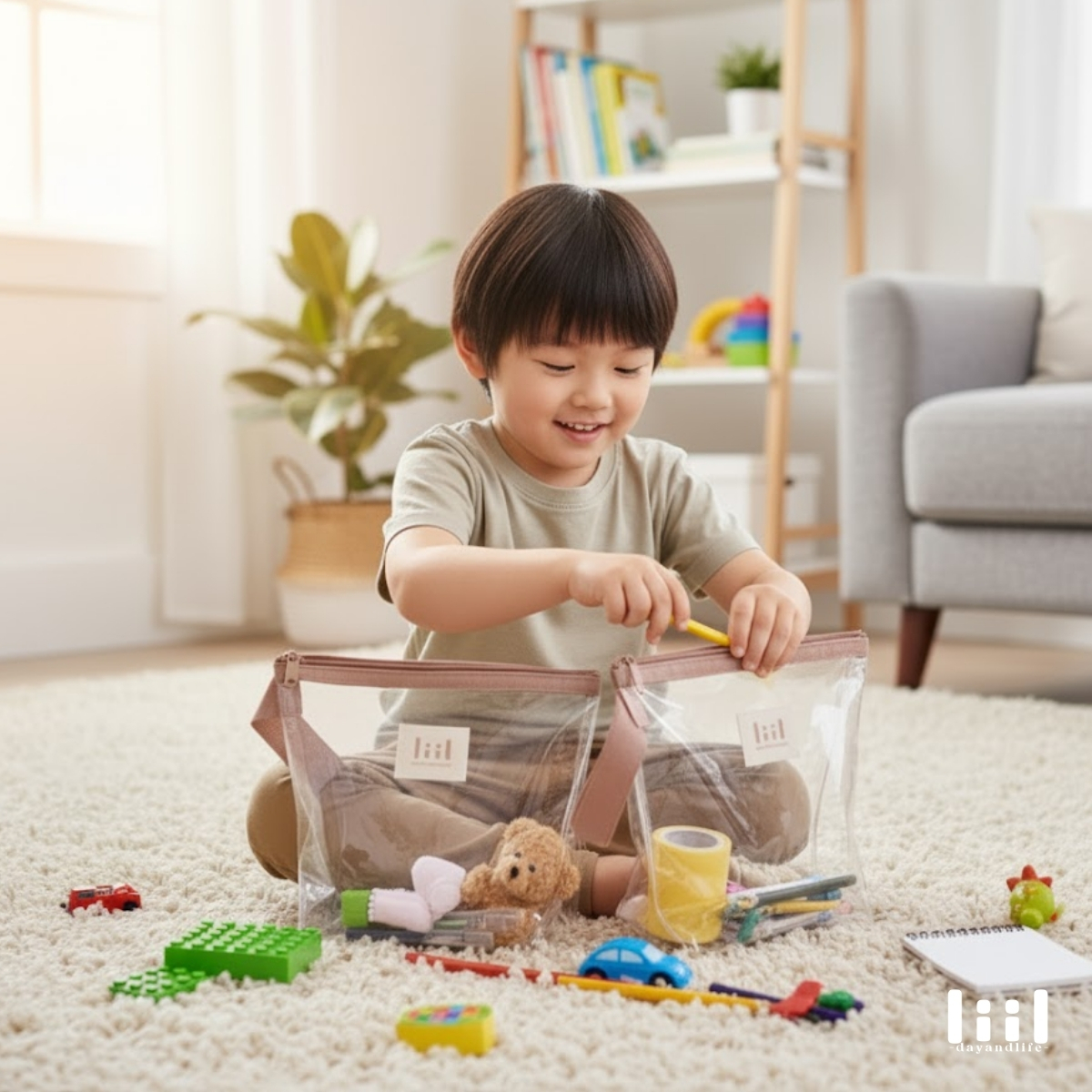 理理liil透明收納-培養孩子分類思考能力