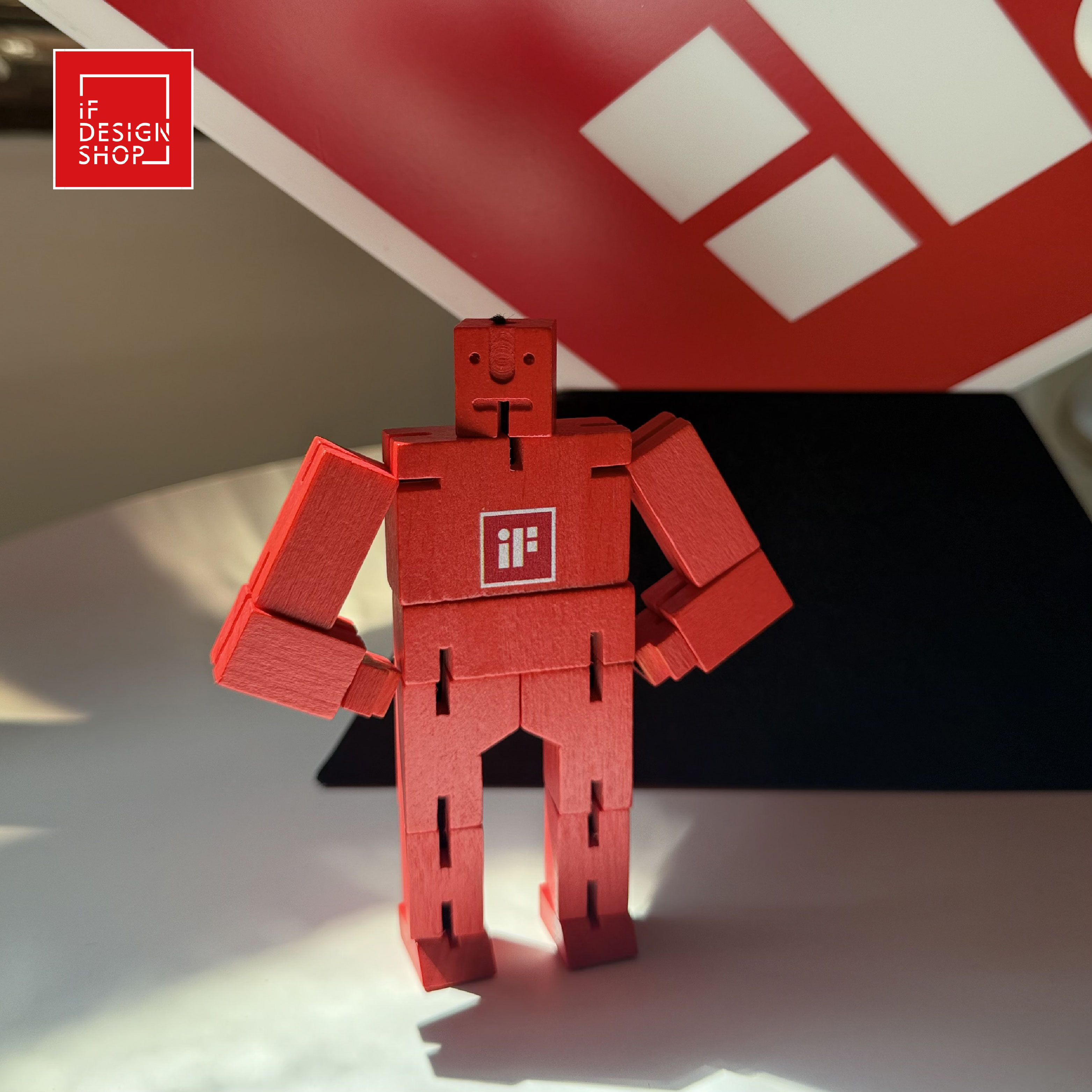 iF DESIGN | Cubebot 酷比人木製機器公仔（經典迷你）