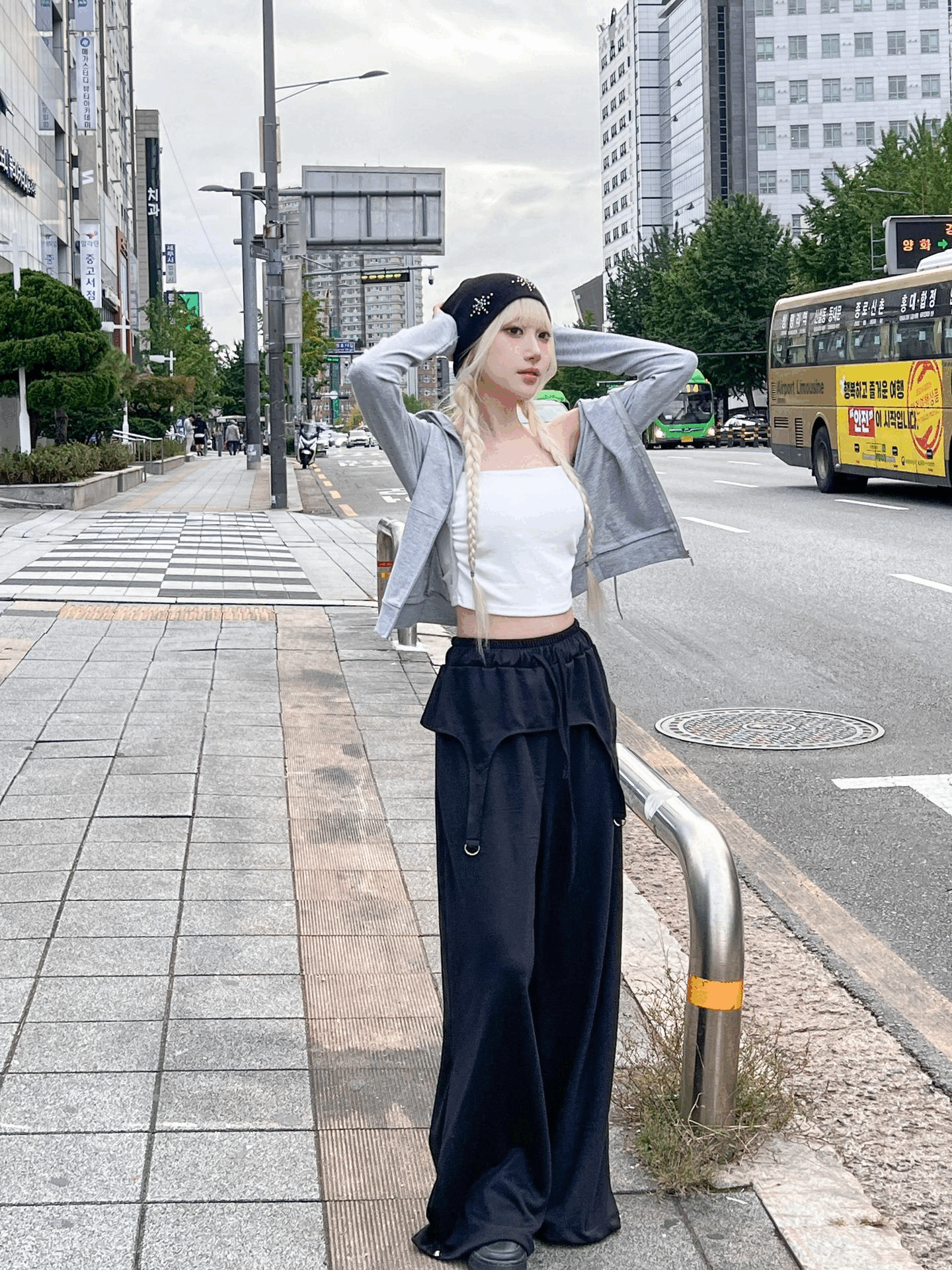 設計感滿滿Layered棉褲〈🇰🇷DAY 2〉