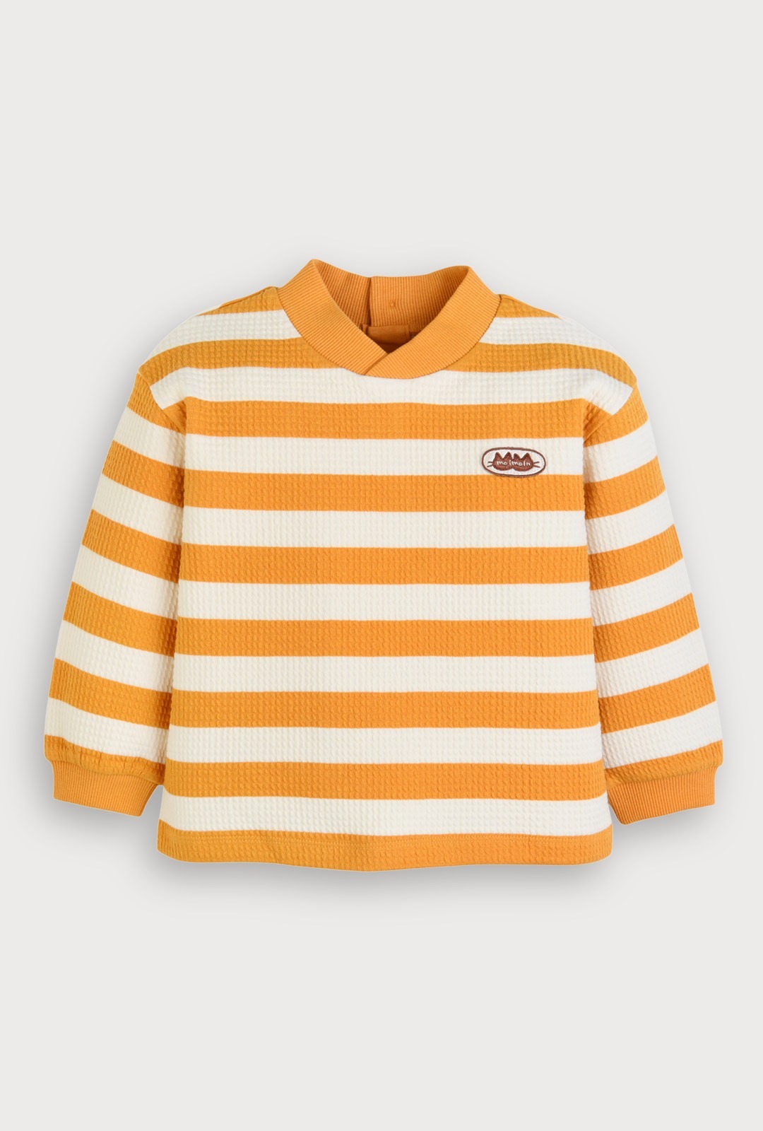 Moimoln☘︎25冬 Solf 軟條紋上衣|黃色