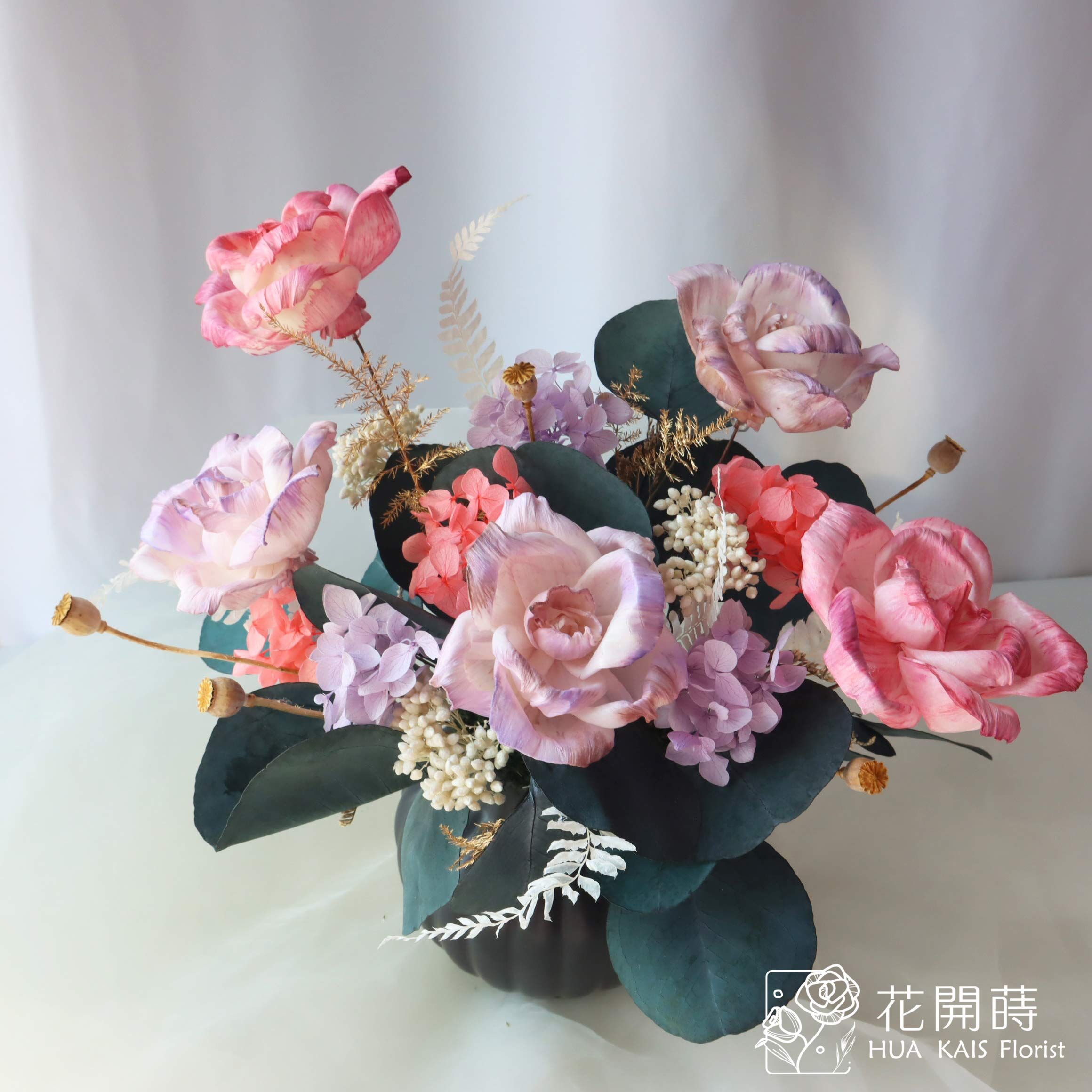 乾燥花盆栽|小日子|開幕賀禮|空間布置|入厝賀禮|節日禮物