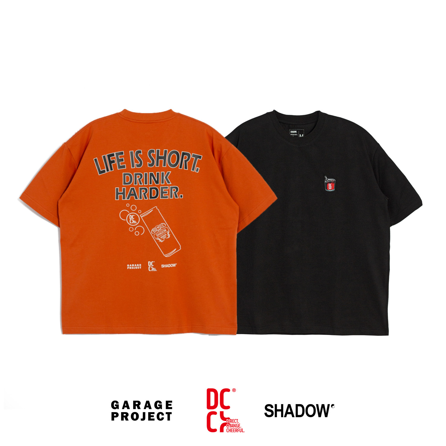 【車庫服飾】DCC X SHADOW X GARAGE COCKTAIL TEE