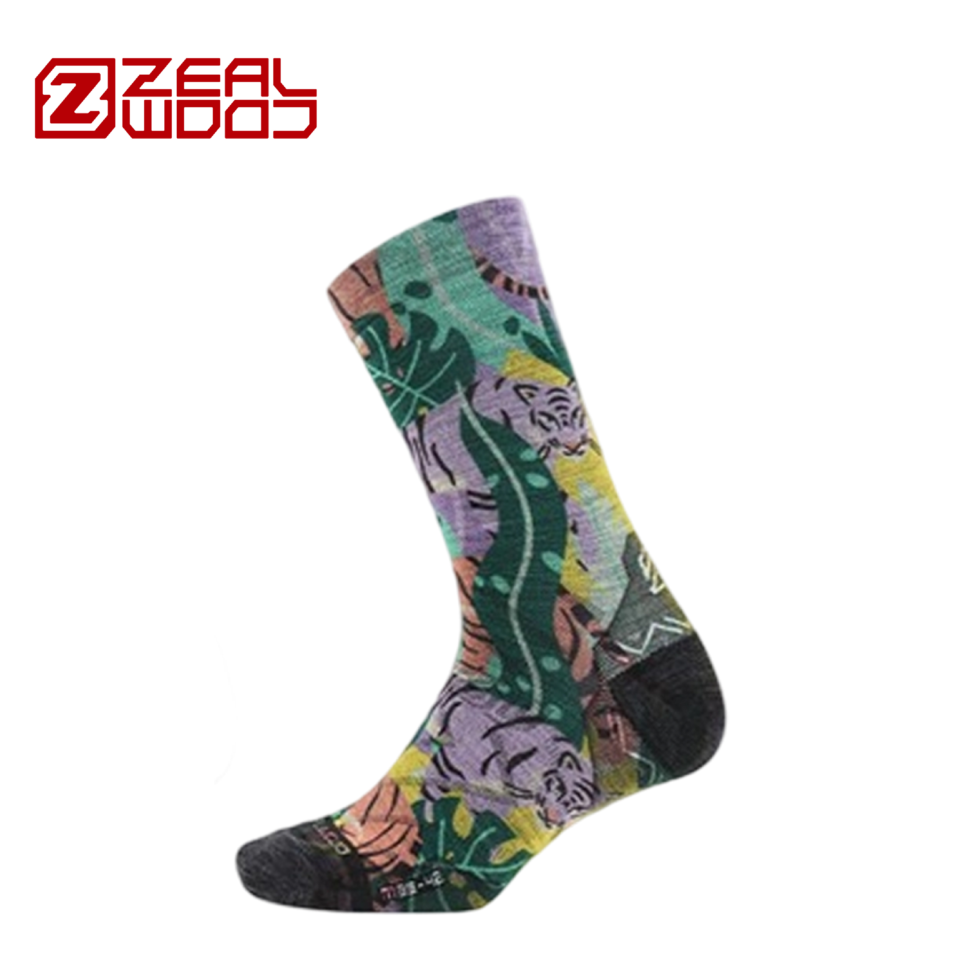 ZEALWOOD 賽樂 美麗諾羊毛印花中筒襪 (15色) 44PCZ23115、19008、24116