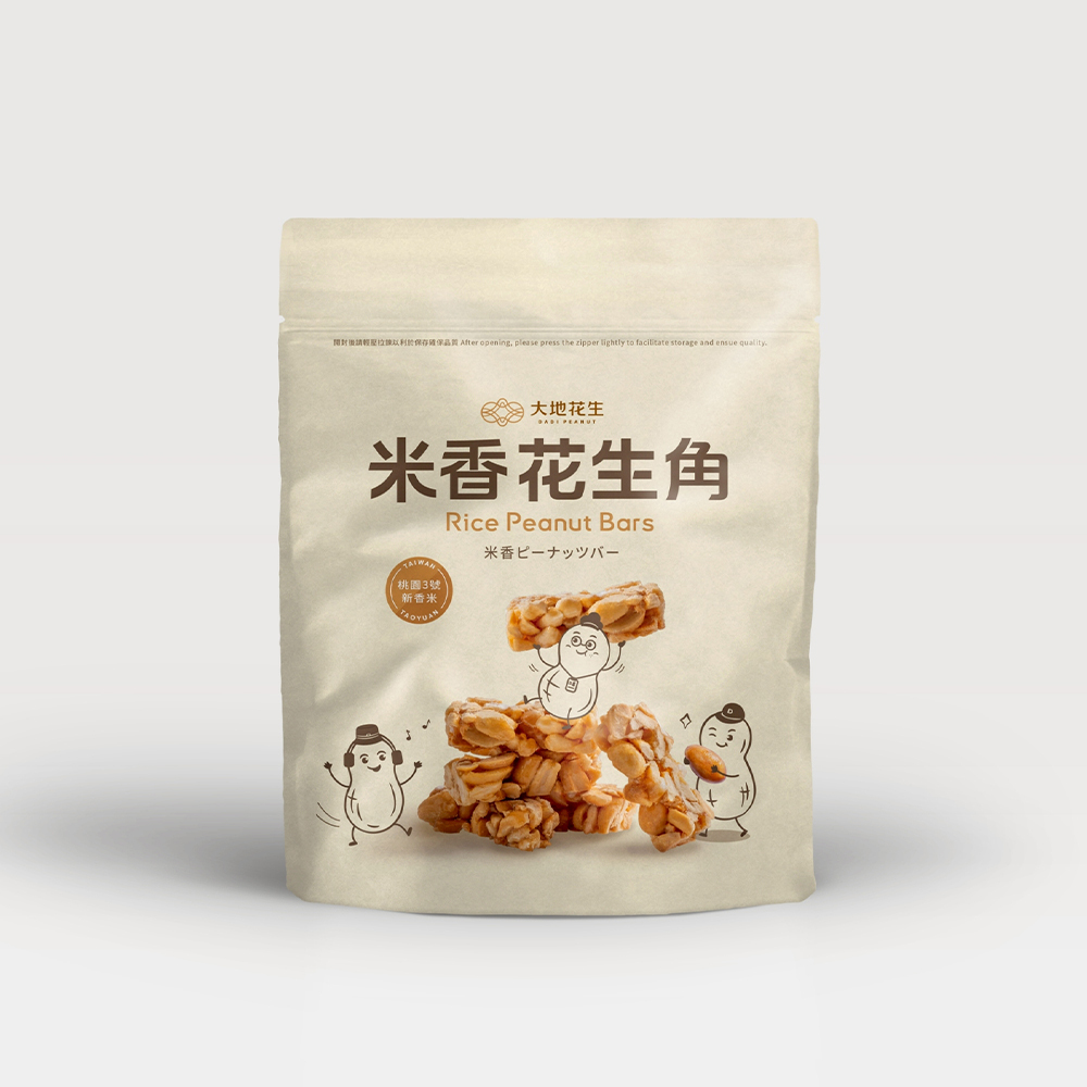大地花生米香花生角 200g 包裝與花生米香糖