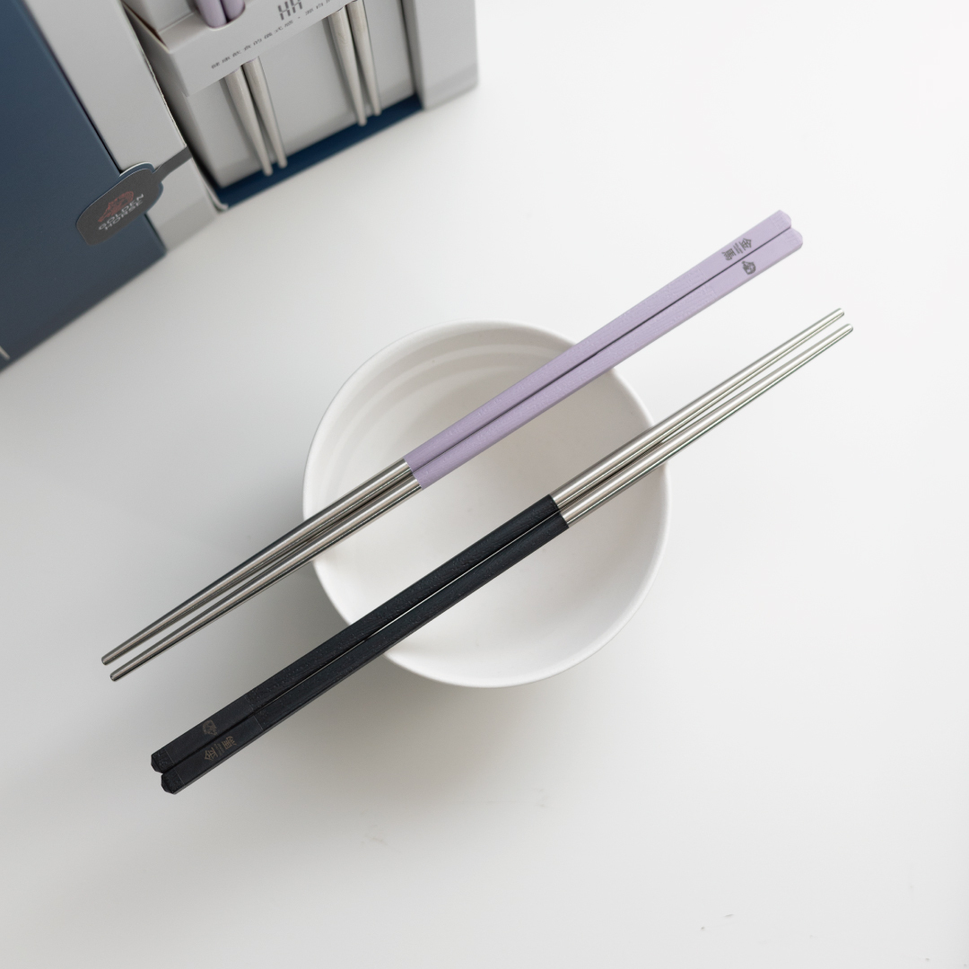 【金馬62入圍禮品】黑×紫 雙入筷組禮盒｜典藏限量款