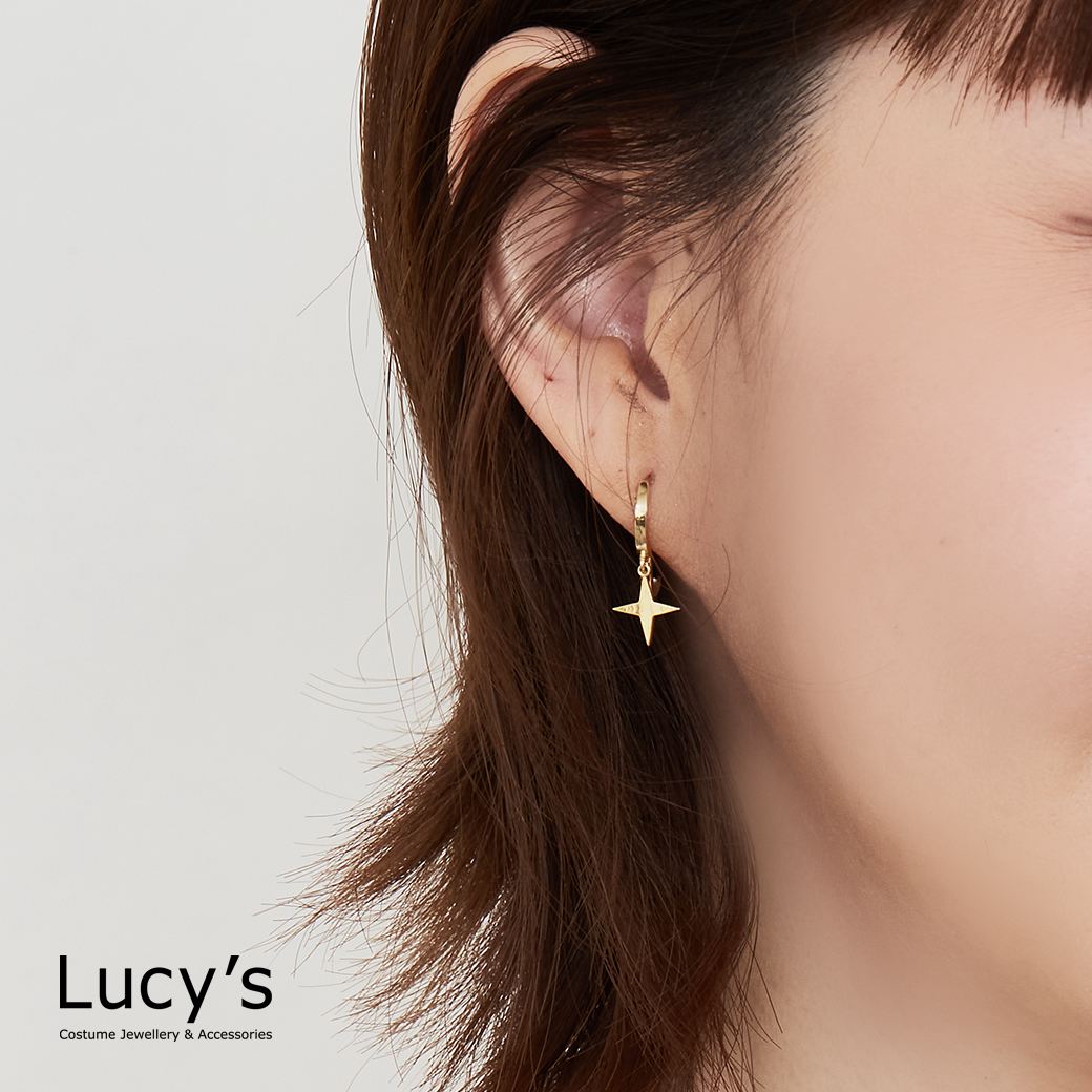 閃亮 易扣耳環 (三色) (124736/124737/124738)