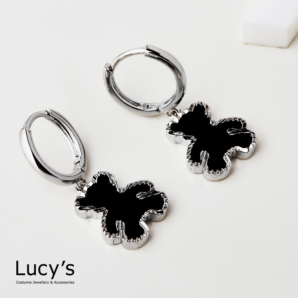 小熊餅乾 易扣耳環 (二色) (124510/124511)