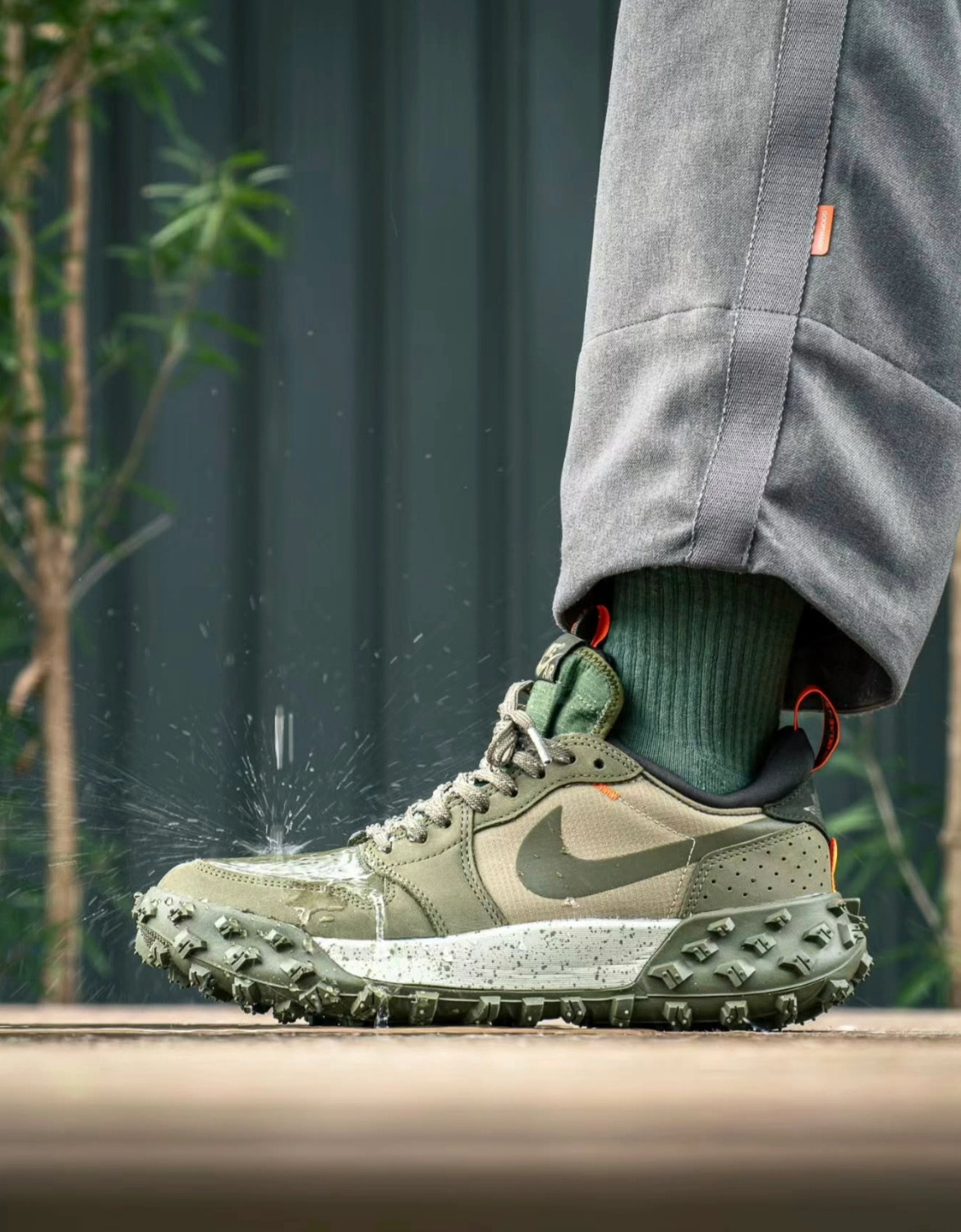 男鞋 NIKE AIR JORDAN 1 ELEMENT LOW A/T 綠 喬丹 防水 GORE-TEX 戶外 運動鞋【FV4227-201】AJ1 GTX