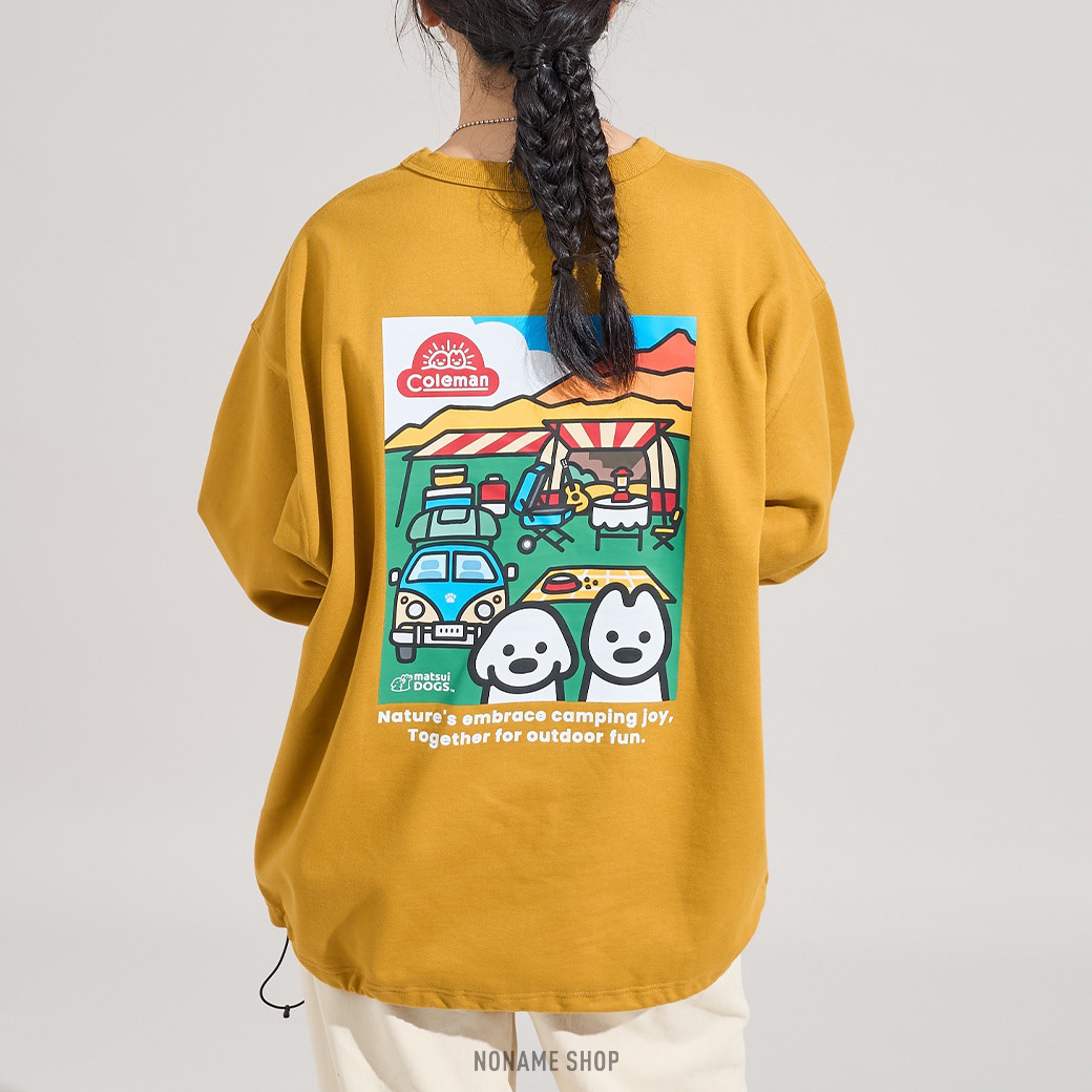COLEMAN X FREAK'S STORE 戶外 露營車 插畫 長袖 四色 (男/女同款)