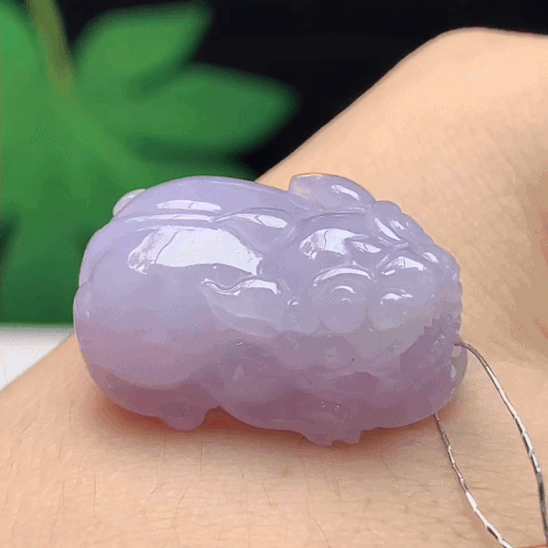 104327 翡翠紫羅蘭貔貅