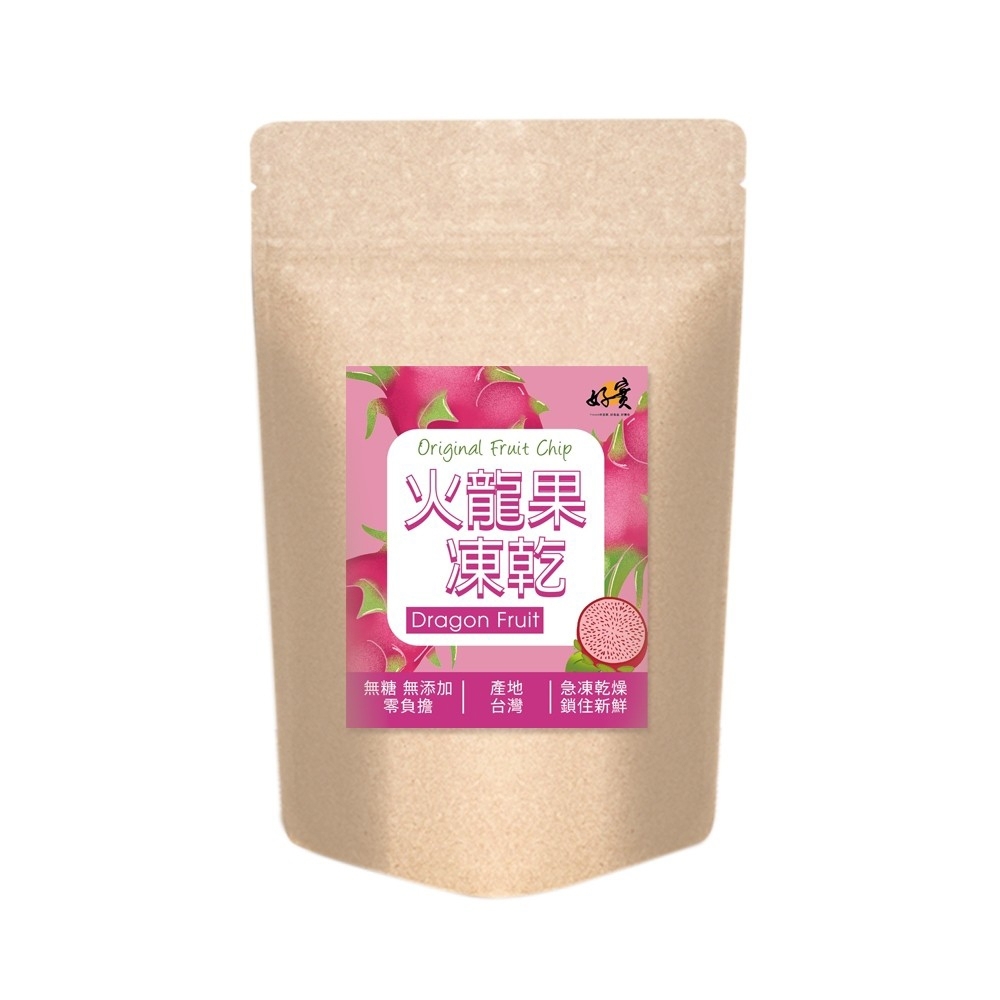 好實好居家 紅龍果凍乾