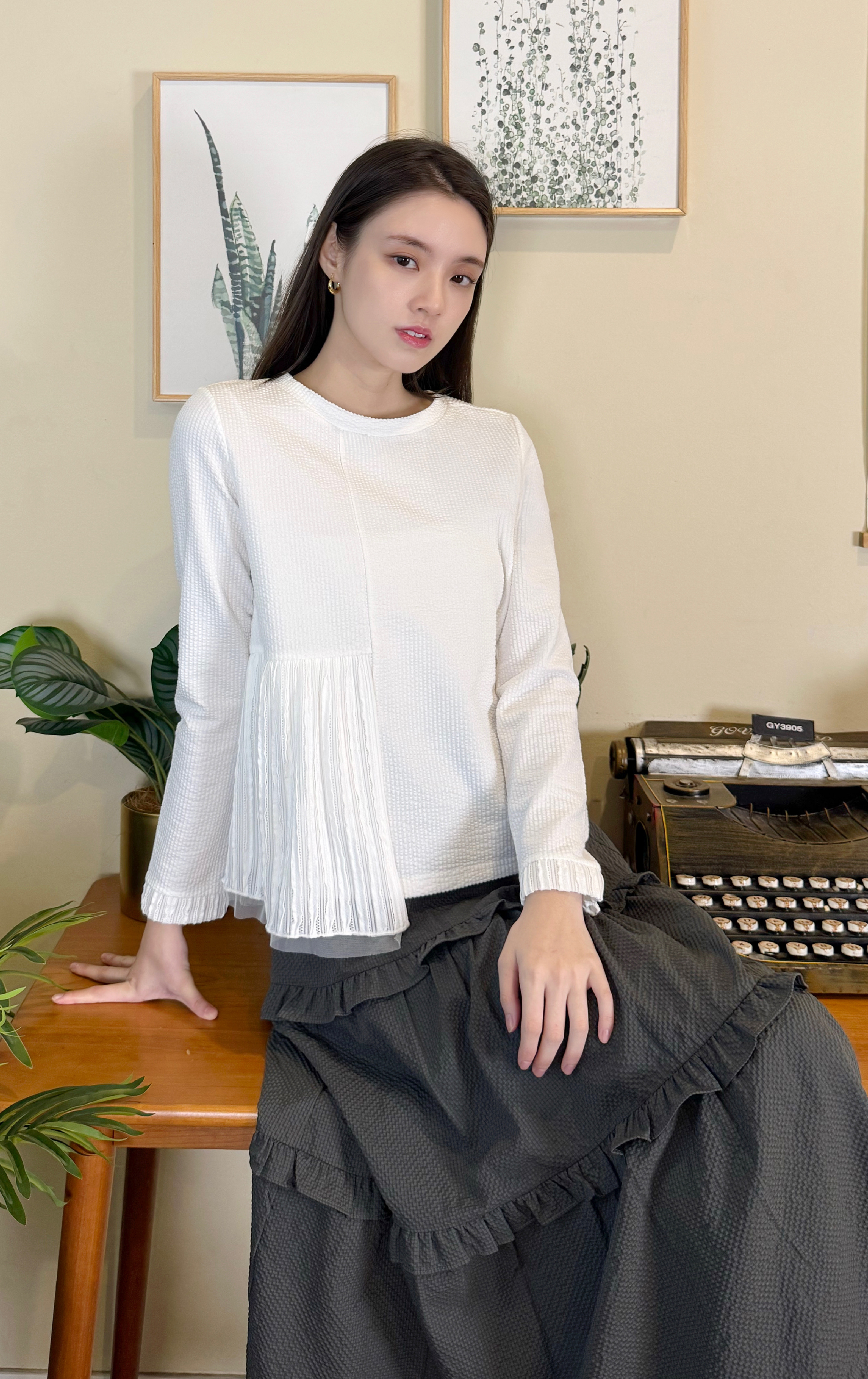 Elastic Waist Skirt SK0239