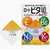 日本 ROHTO Cool 40α 12ml｜清涼眼藥水・四重維他命配方・舒緩乾澀疲勞