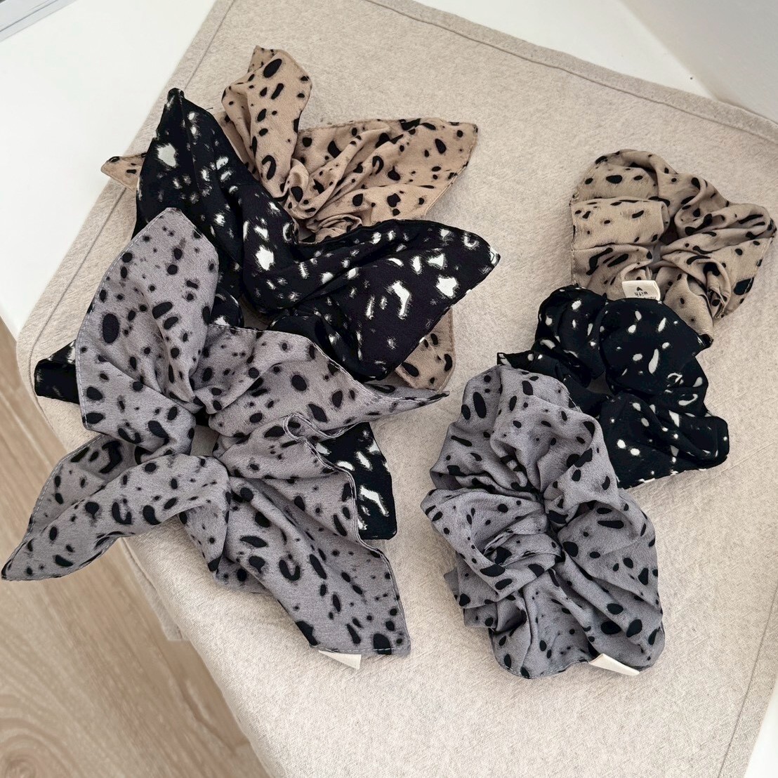 柔豹小調༝༚༝༚ 方圈/大腸圈髮飾