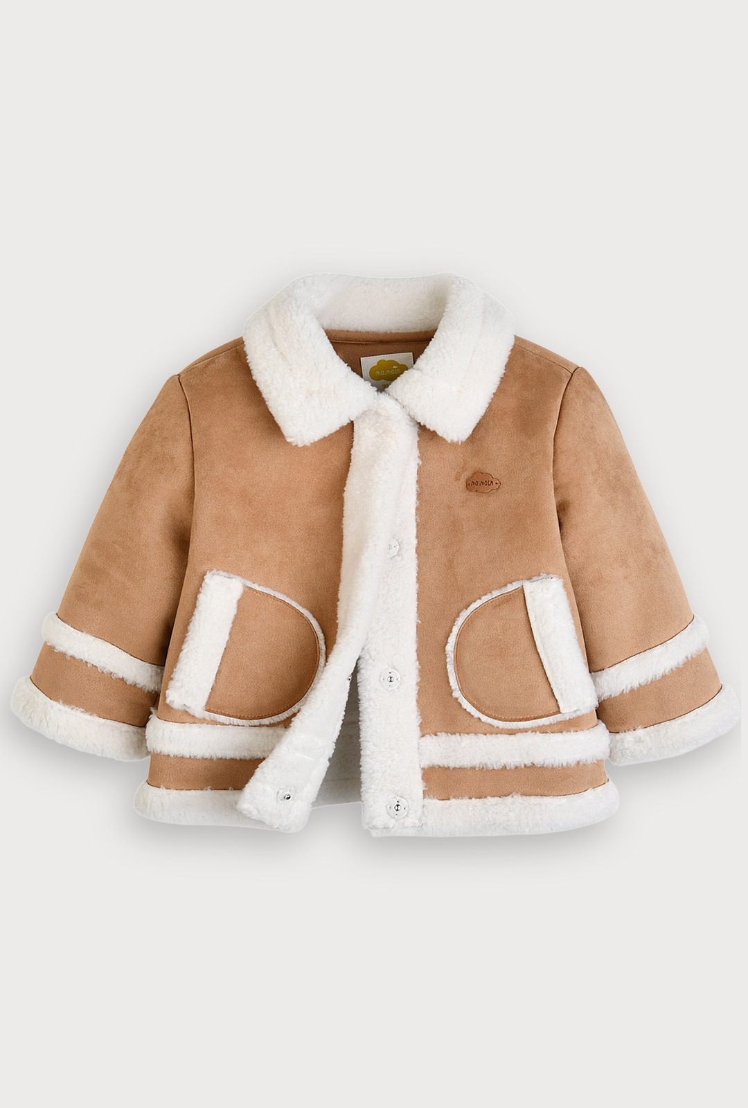 Moimoln☘︎25冬 麂皮夾克｜淡摩卡