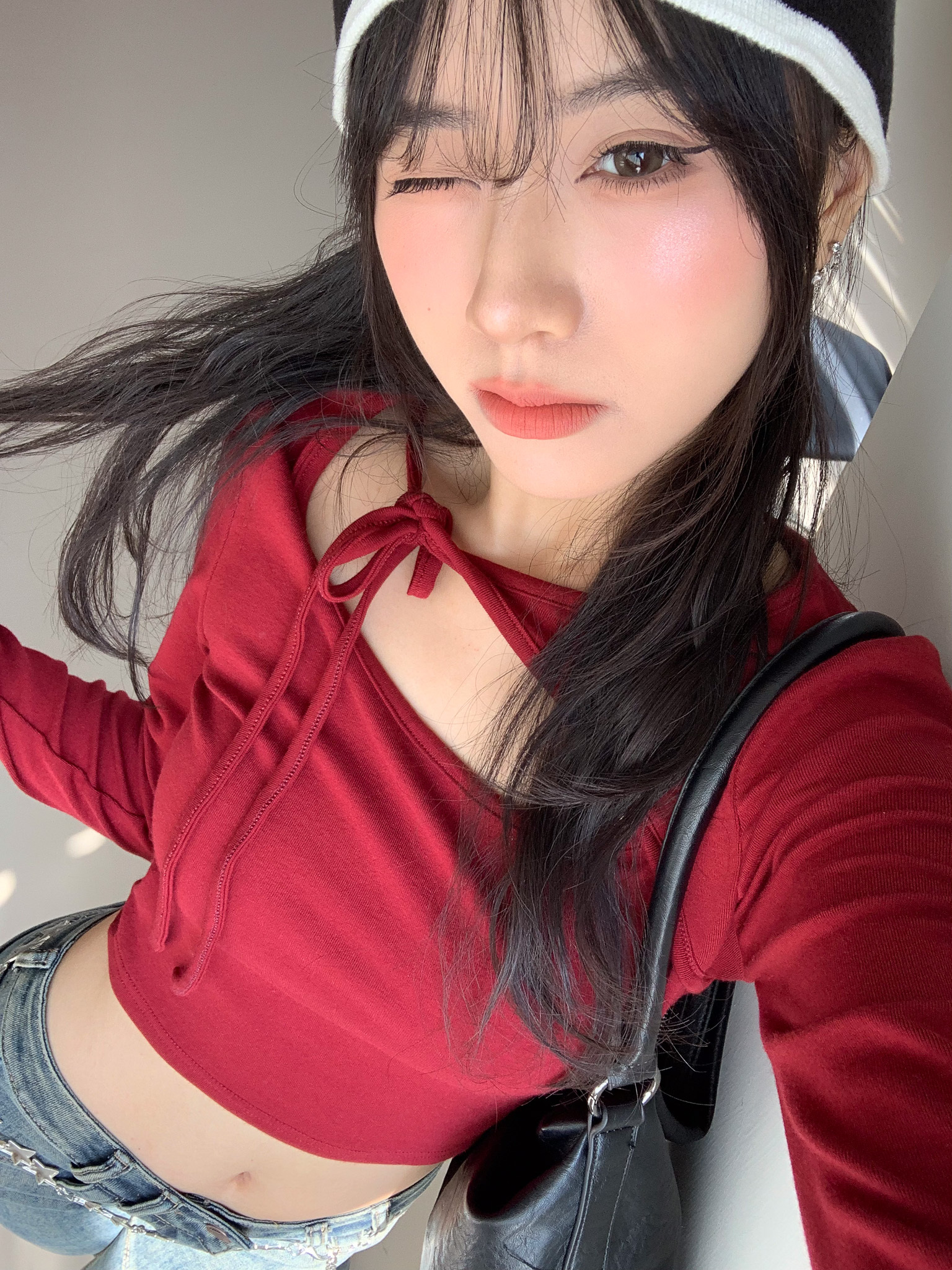 ISA_致命誘惑 設計感微辣造型前綁帶上衣_58054