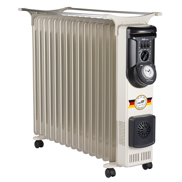 NB-15ZL葉片式恆溫電暖爐(15葉片)限用220V｜德國原裝進口｜附烘衣架、送220V電暖器專用延長線3.6m