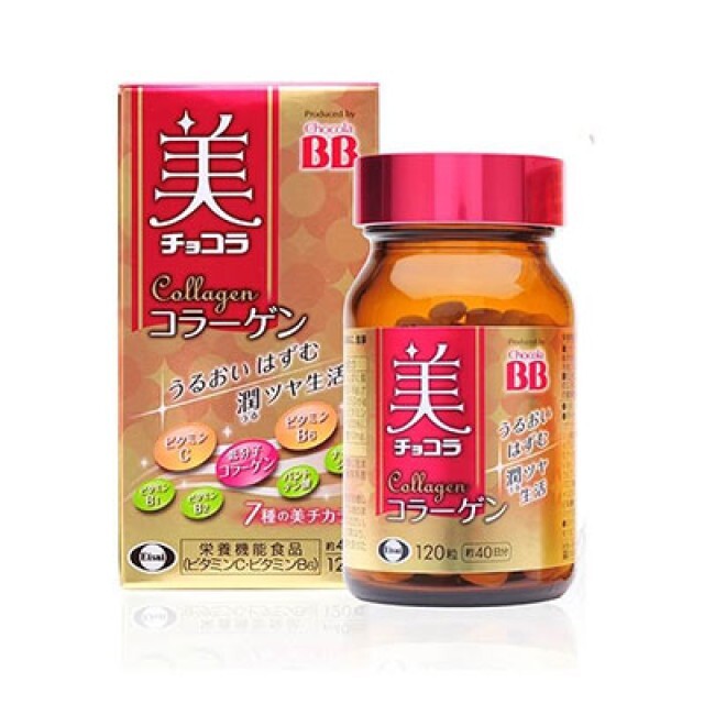 日本 Chocola BB 俏正美 膠原錠 120粒｜膠原蛋白＋維他命C B群・亮膚保養配方
