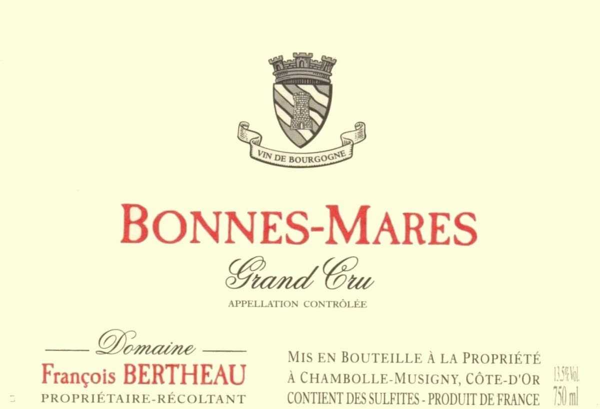 Bertheau Bonnes Mares Grand Cru 2008 (BH92)