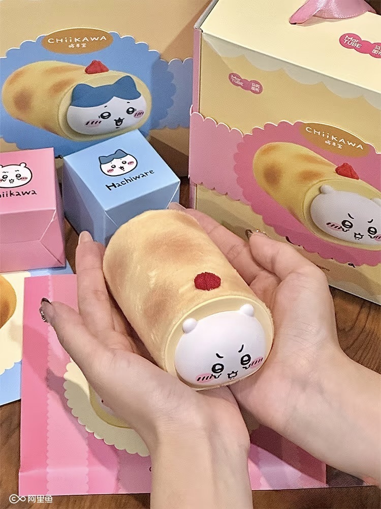 KTQ STORE ‧ Chiikawa x TOP TOY 蛋糕捲暖手寶