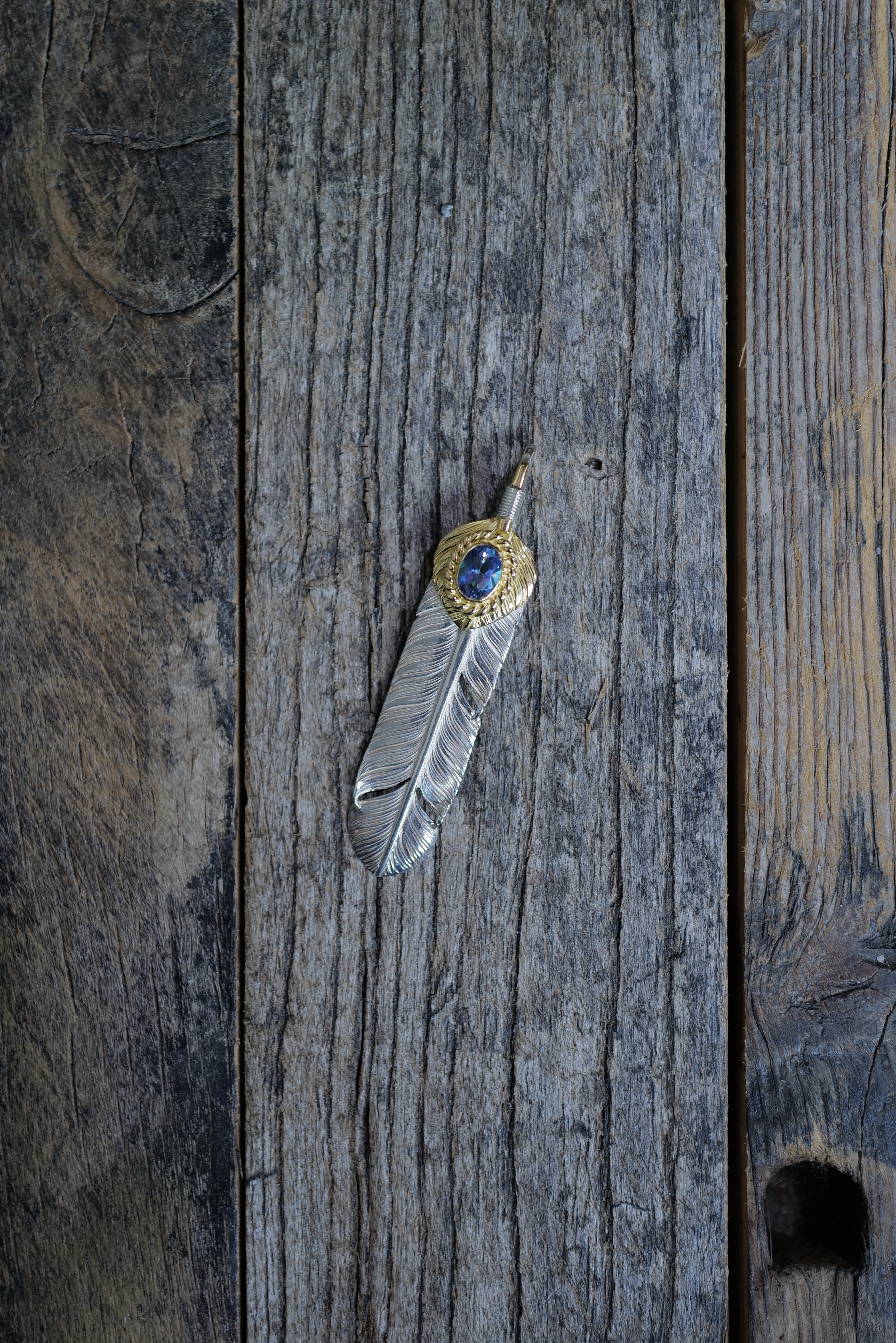 上金金繩rainbow topaz M 羽*