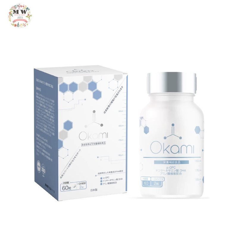 日本Okami 大神長骨素 60粒 【 落單即送目健養目修複眼罩 1個 】