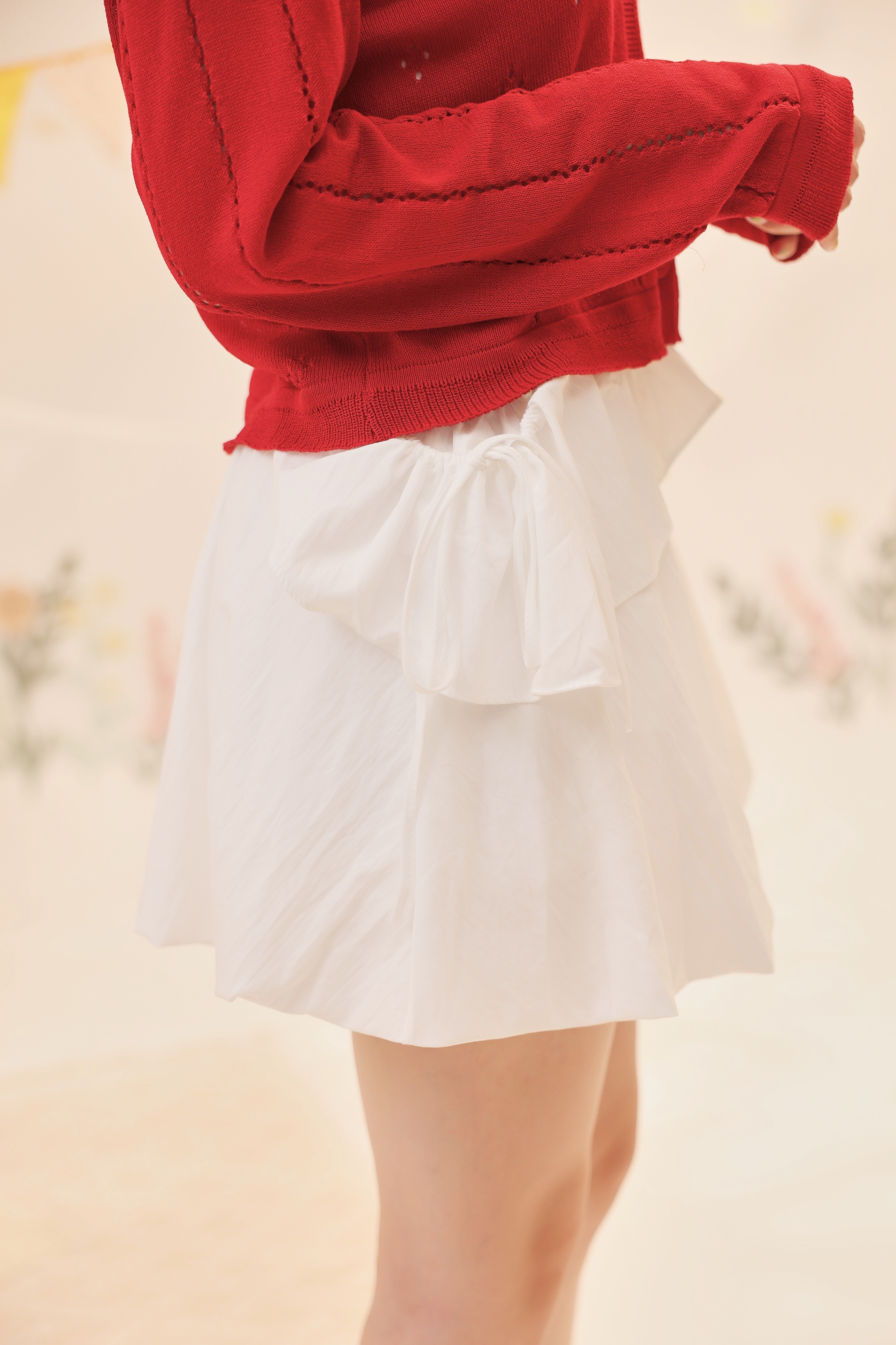 法朵Fado shop｜荷葉邊⋆.ೃ࿔*:･花苞泡泡裙 (臀圍95內可穿) 4753006 二色