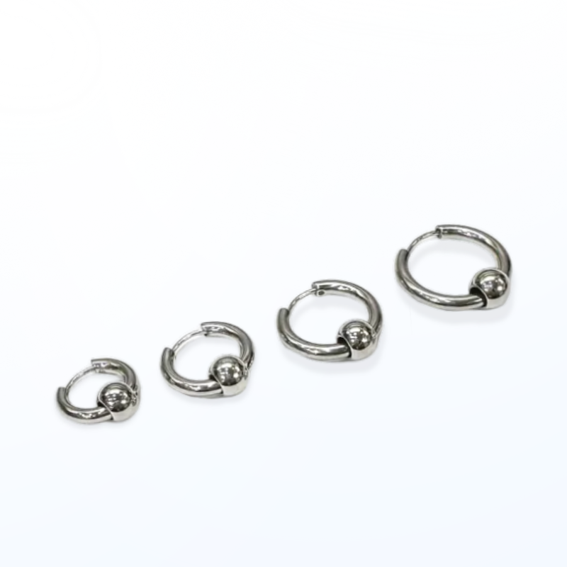 鋼易扣-Q圈 銀 30MM(單支價)