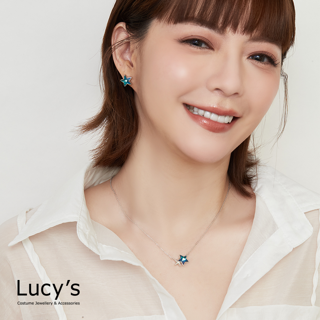 晶星交疊 項鍊 (三色) (124995/124996/124997)