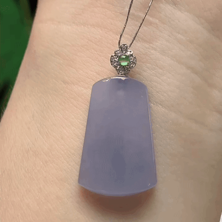 104337 翡翠紫羅蘭無事牌