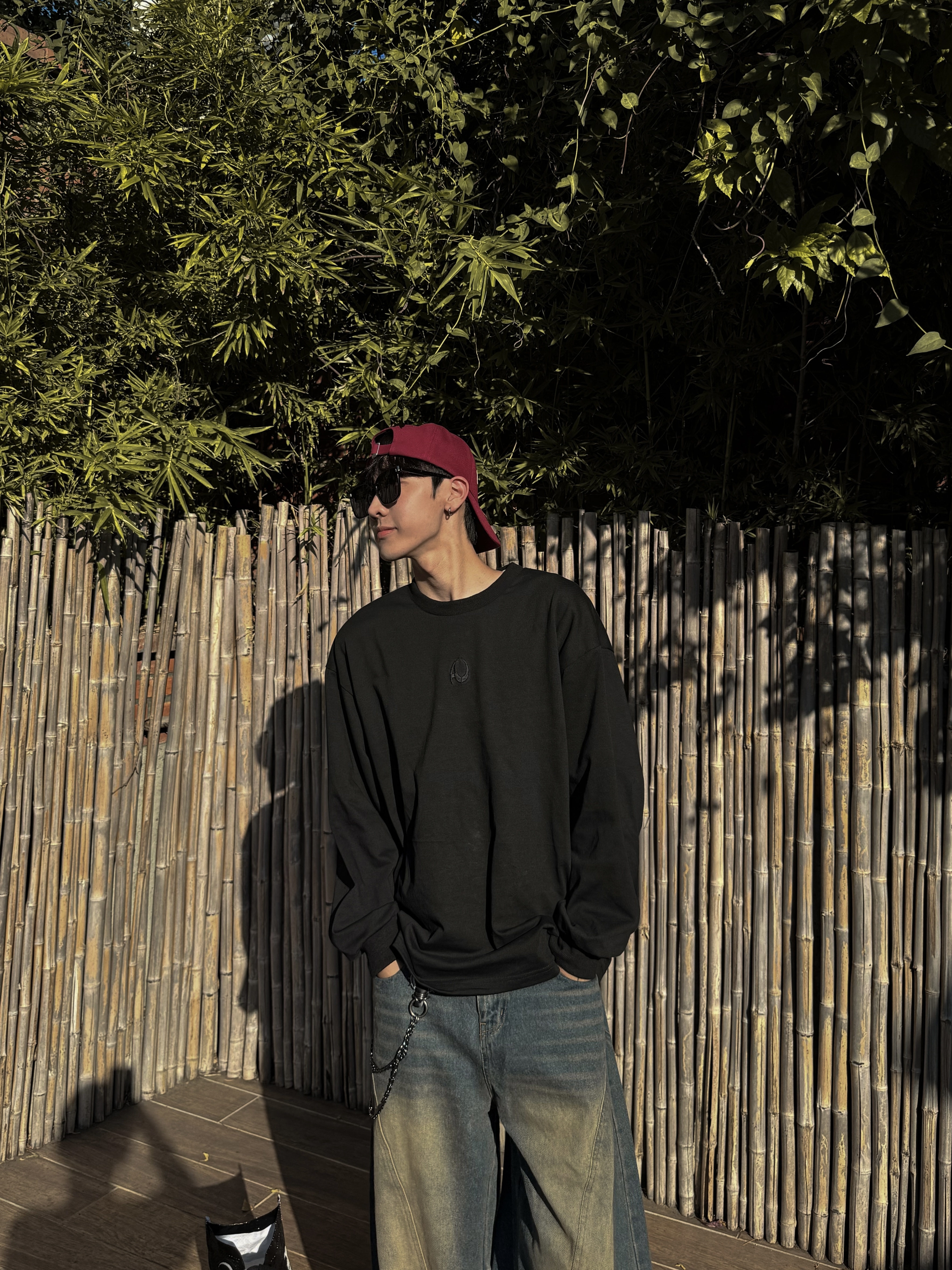 (現貨）獨家自訂款|韓系塗鴉厚磅大學T